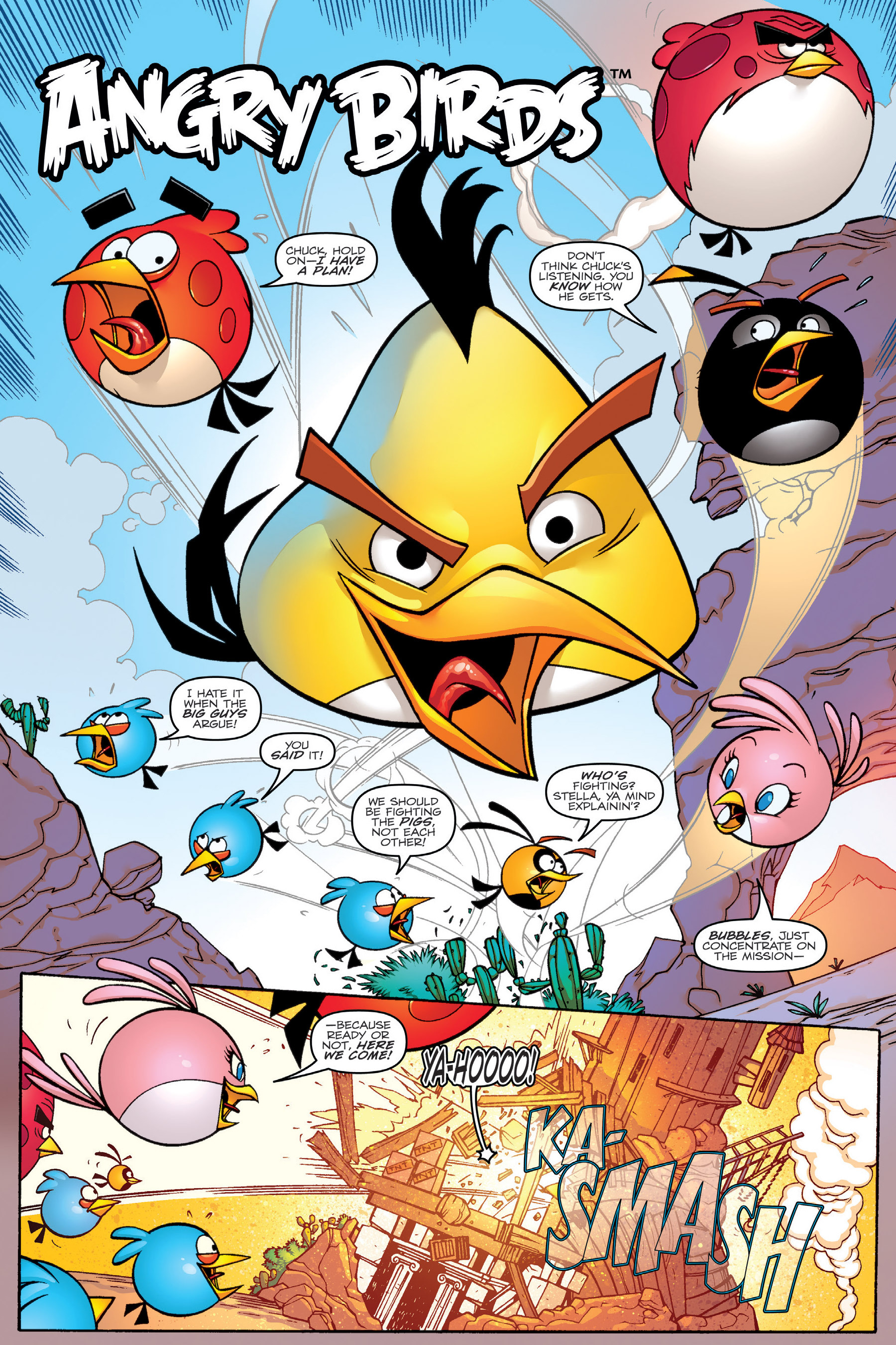 Read online Angry Birds Transformers: Age of Eggstinction comic -  Issue # Full - 11
