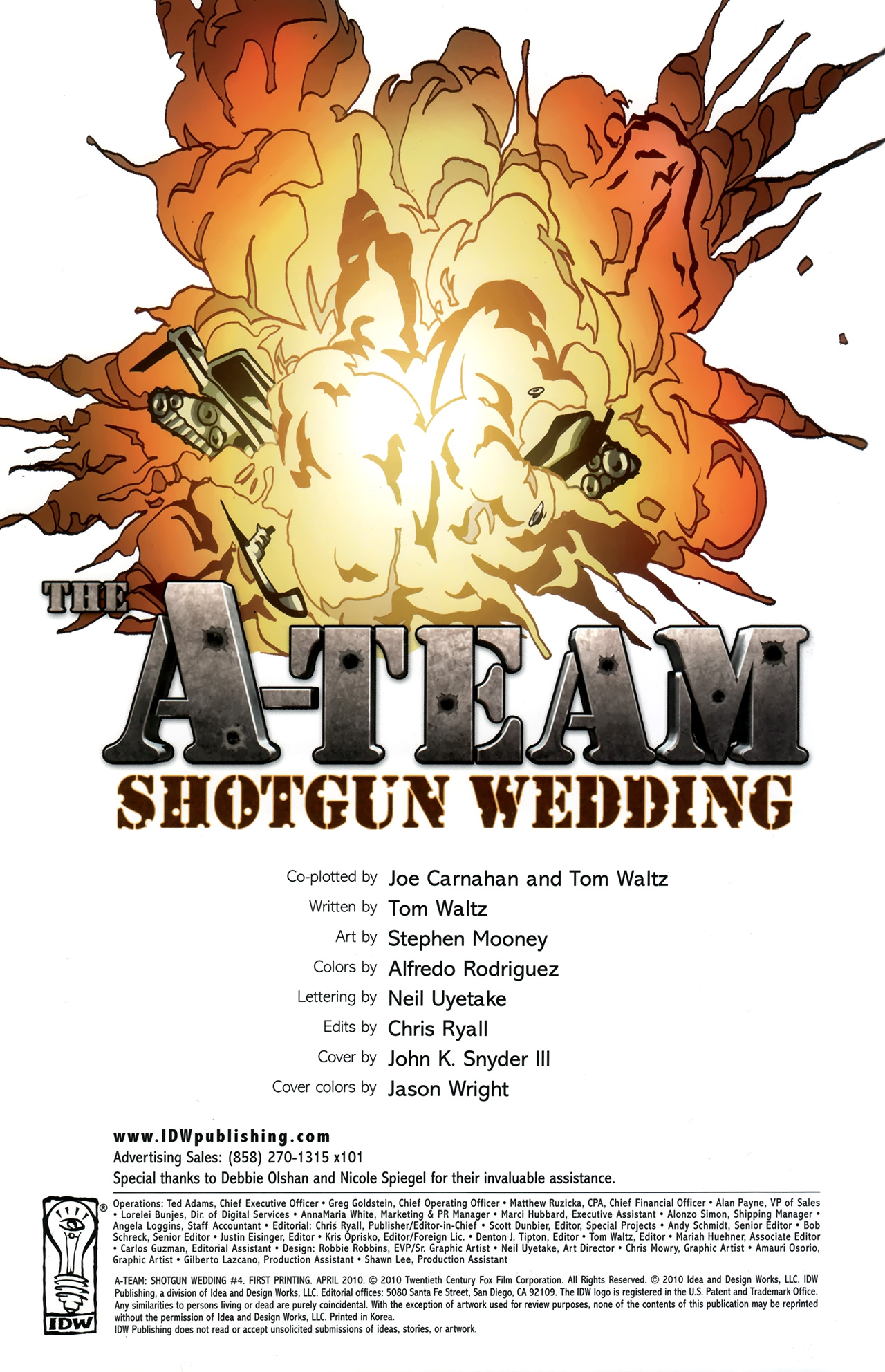 Read online A-Team: Shotgun Wedding comic -  Issue #4 - 2
