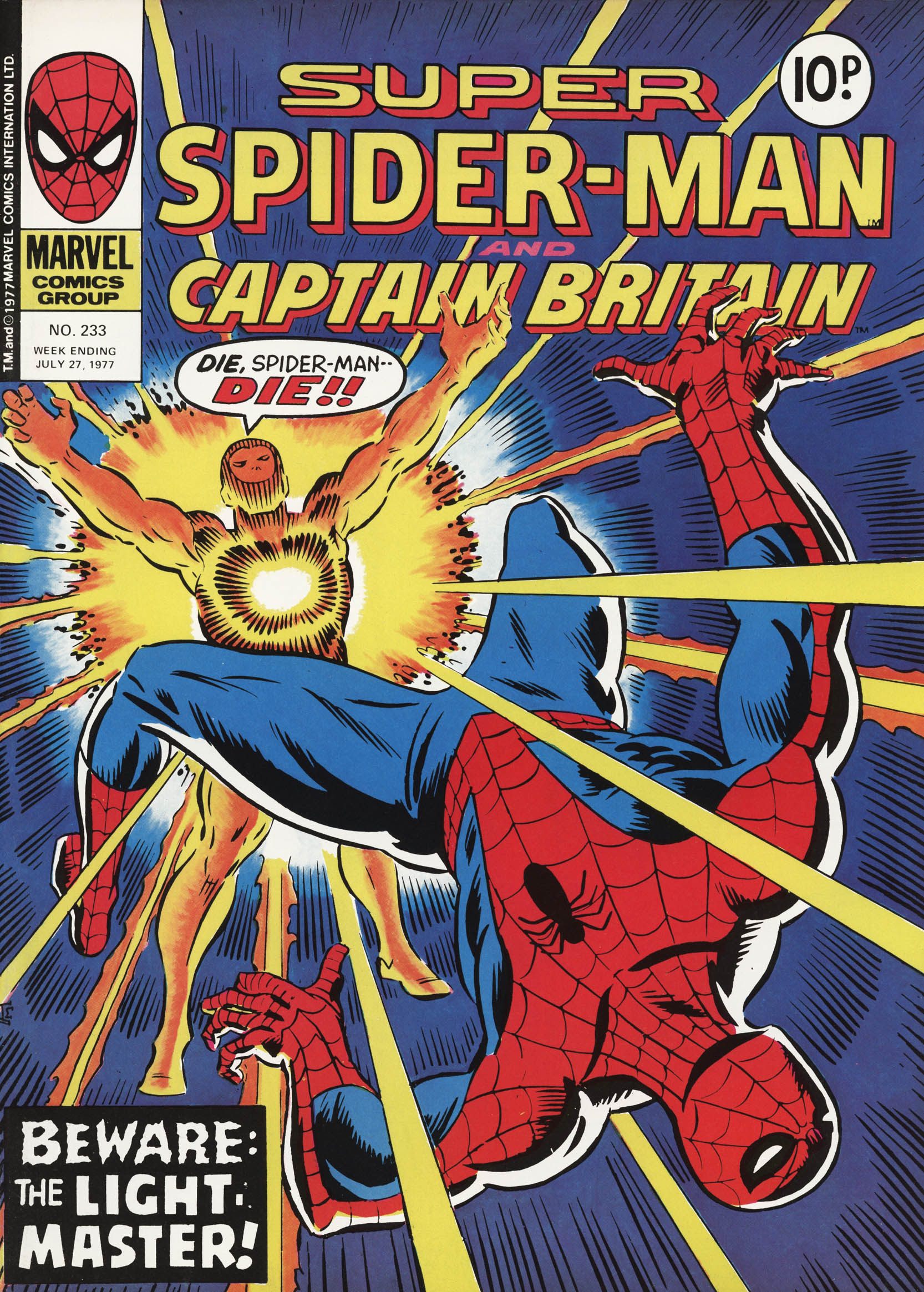 Read online Super Spider-Man and Captain Britain comic -  Issue #233 - 1