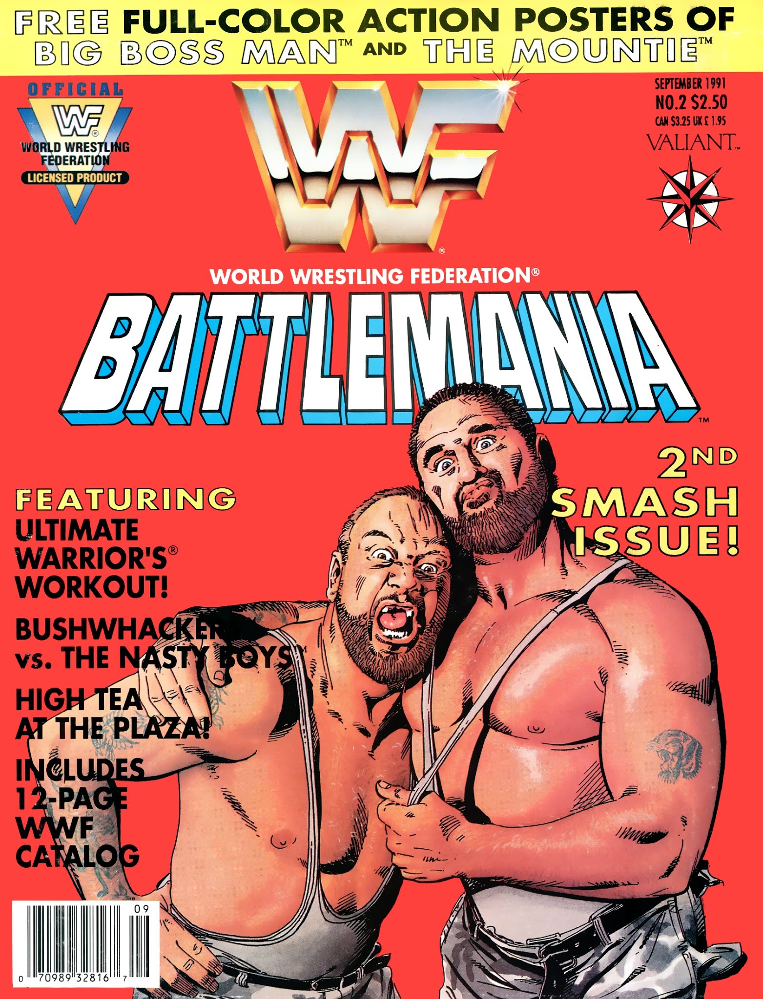 Read online WWF Battlemania comic -  Issue #2 - 1