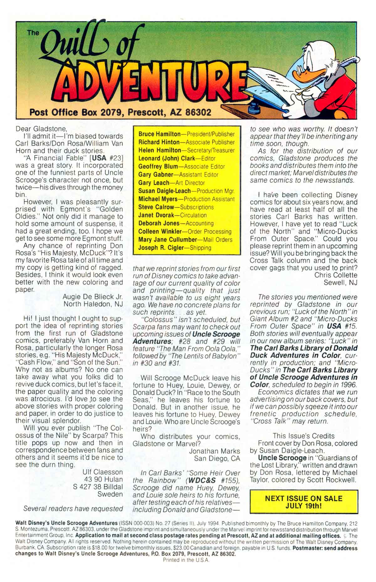 Read online Walt Disney's Uncle Scrooge Adventures comic -  Issue #27 - 34