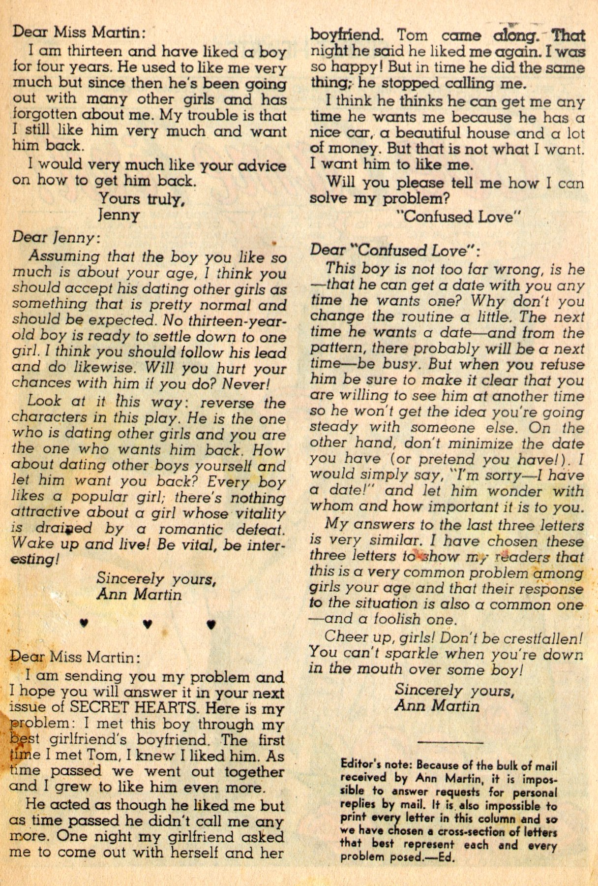 Read online Secret Hearts comic -  Issue #96 - 13