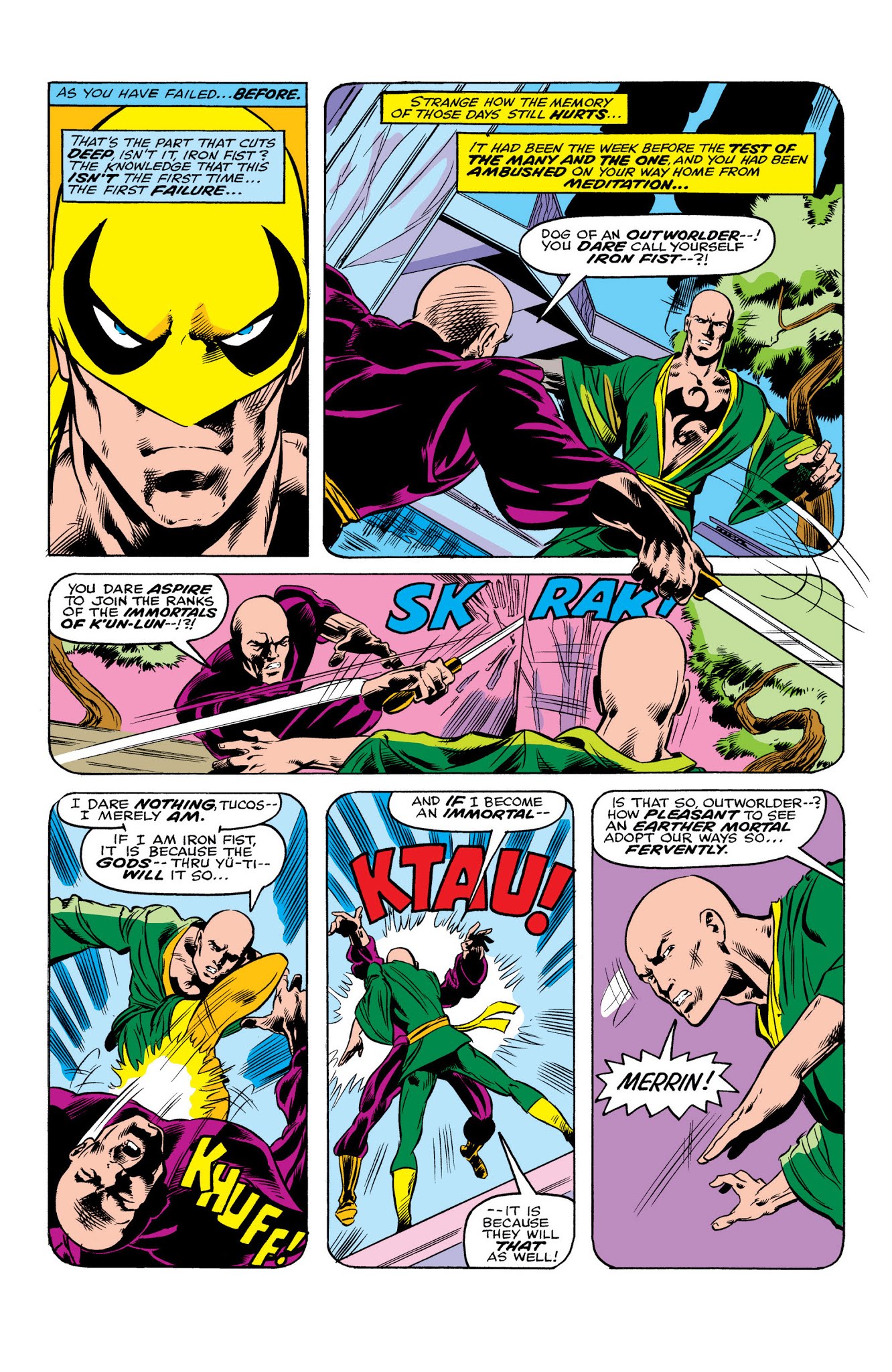 Read online Marvel Masterworks: Iron Fist comic -  Issue # TPB 1 (Part 3) - 33