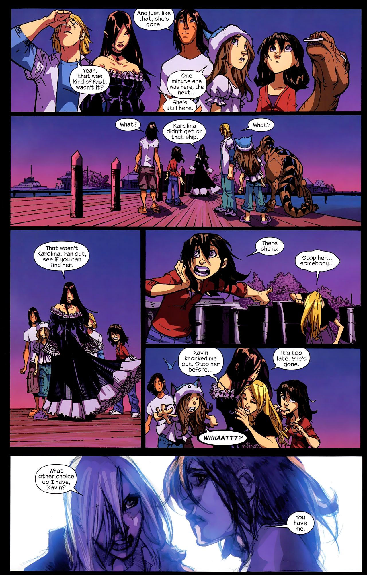 Read online Runaways (2008) comic -  Issue #6 - 22