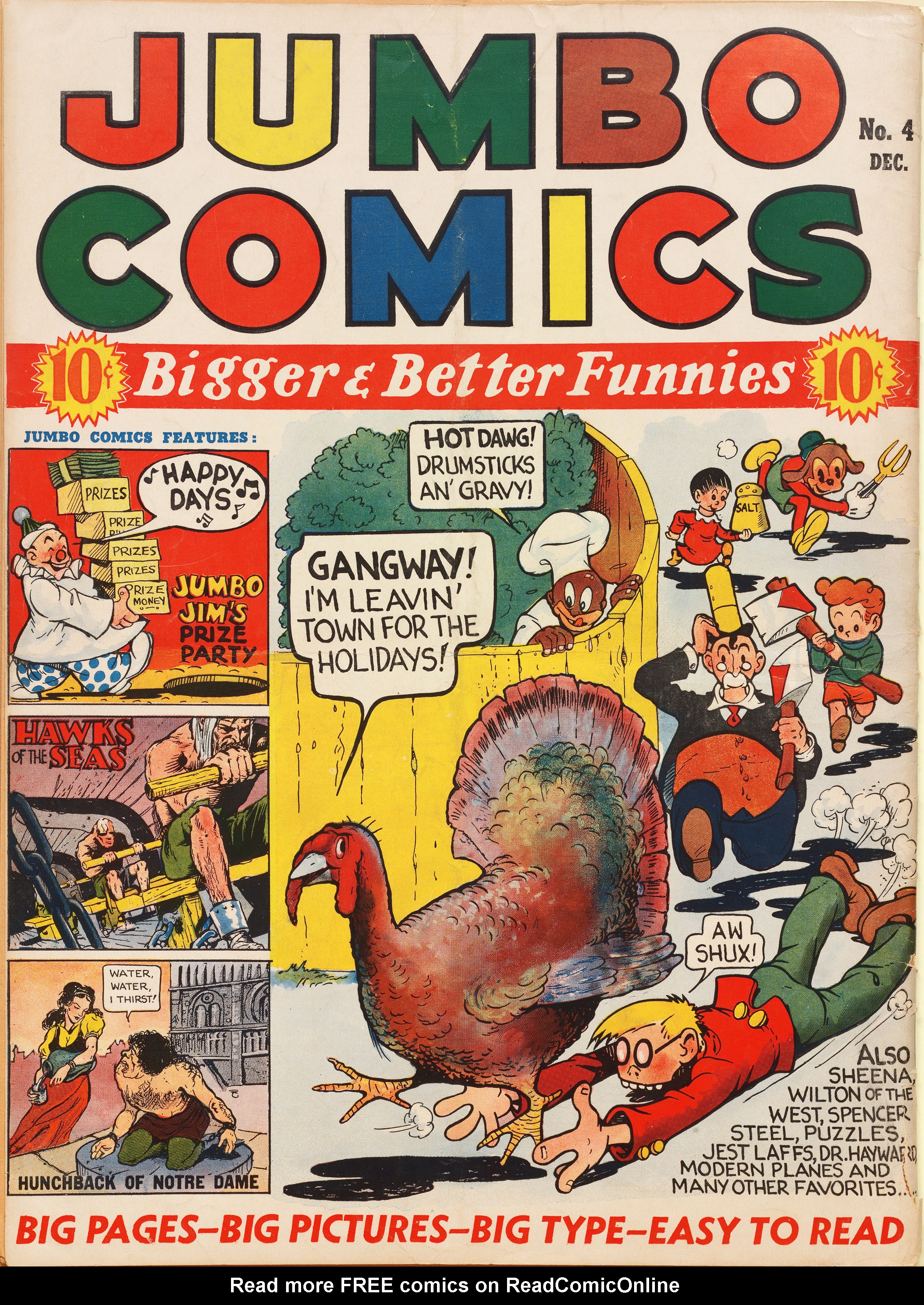 Read online Jumbo Comics comic -  Issue #4 - 1