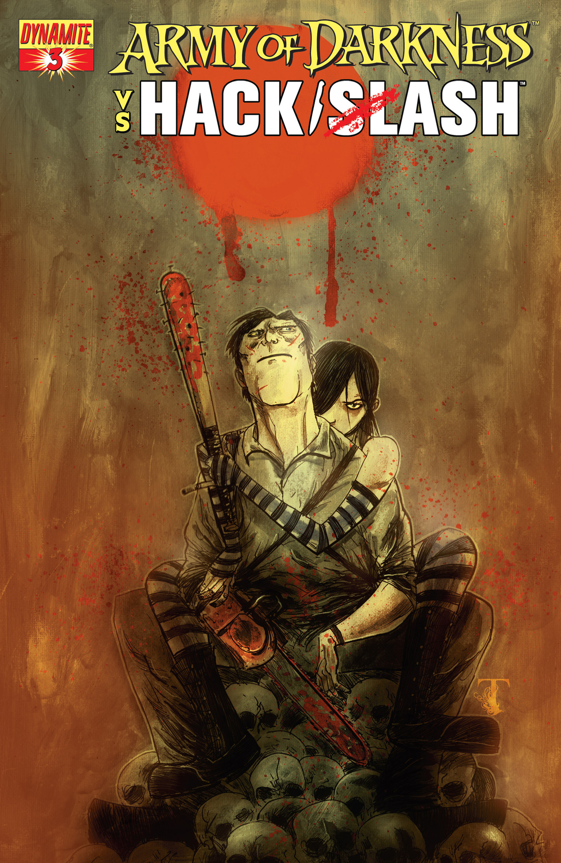 Read online Army of Darkness vs. Hack/Slash comic -  Issue #3 - 3