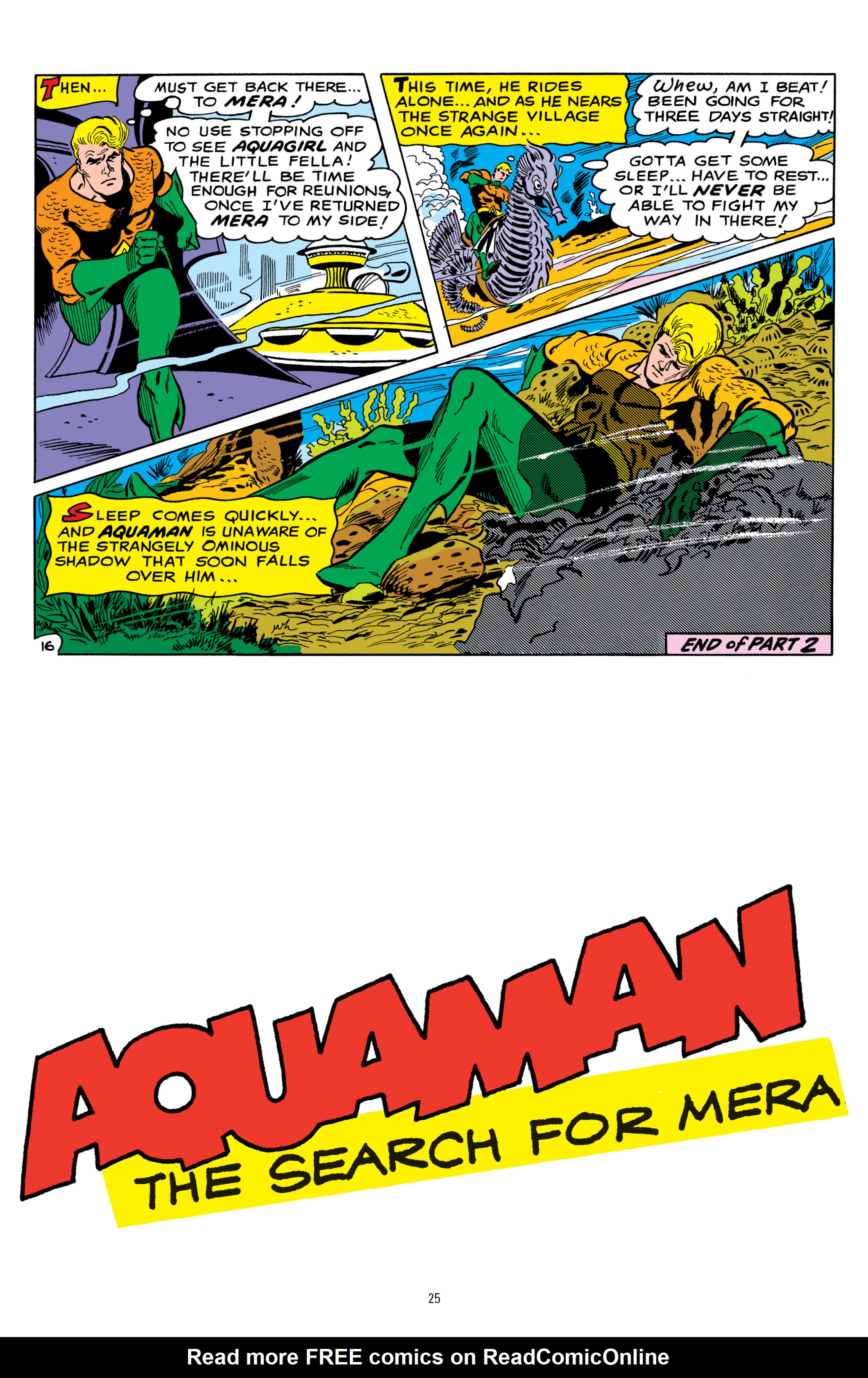 Read online Aquaman (1962) comic -  Issue # _TPB The Search for Mera Deluxe Edition (Part 1) - 22