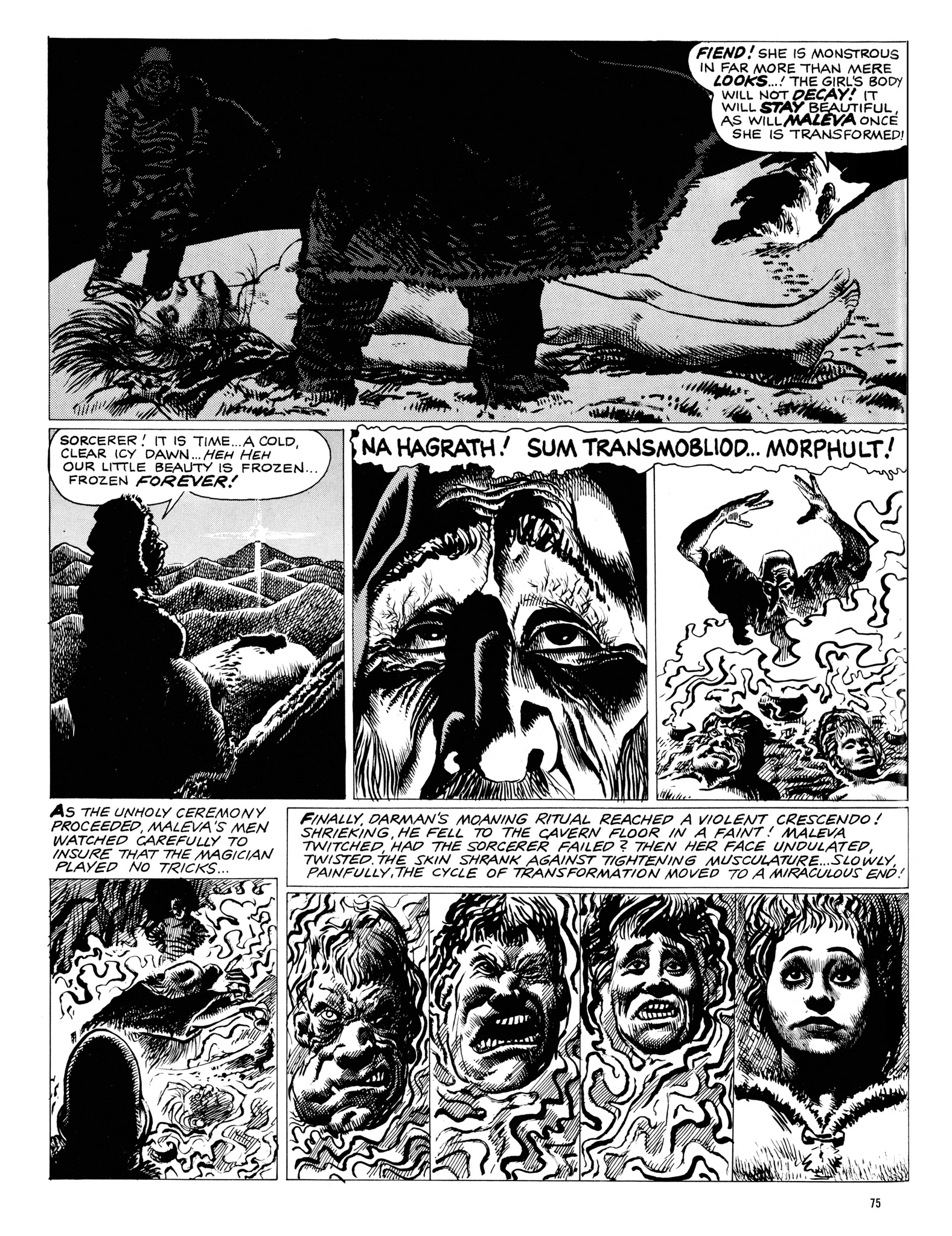 Read online Eerie Archives comic -  Issue # TPB 18 - 76