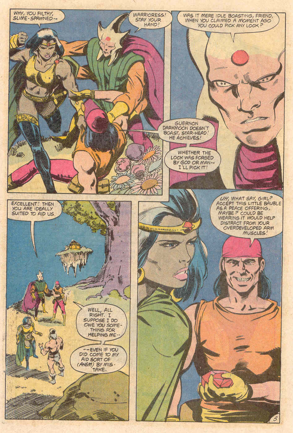 Read online Warlord (1976) comic -  Issue #133 - 5