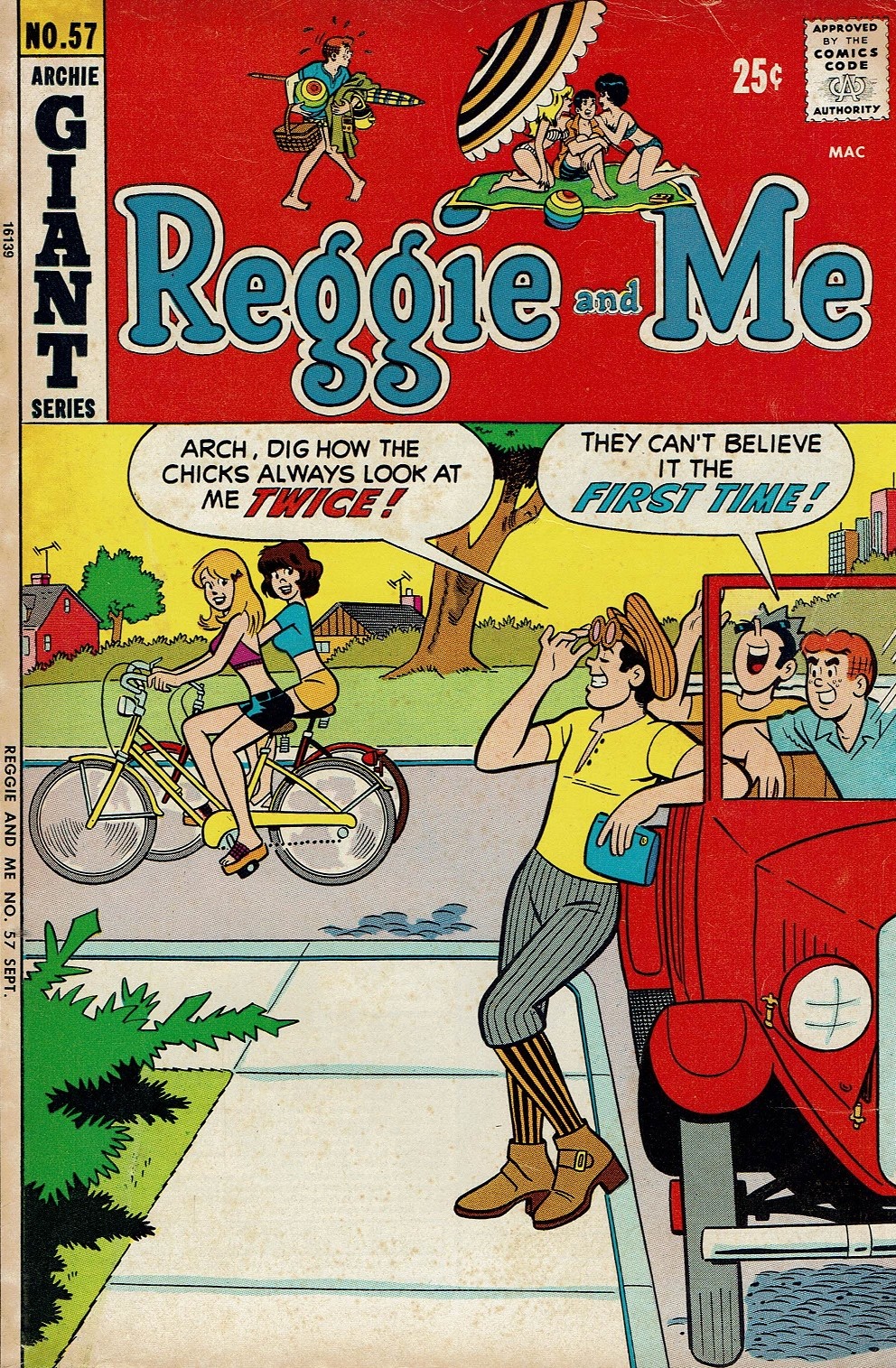 Read online Reggie and Me (1966) comic -  Issue #57 - 1