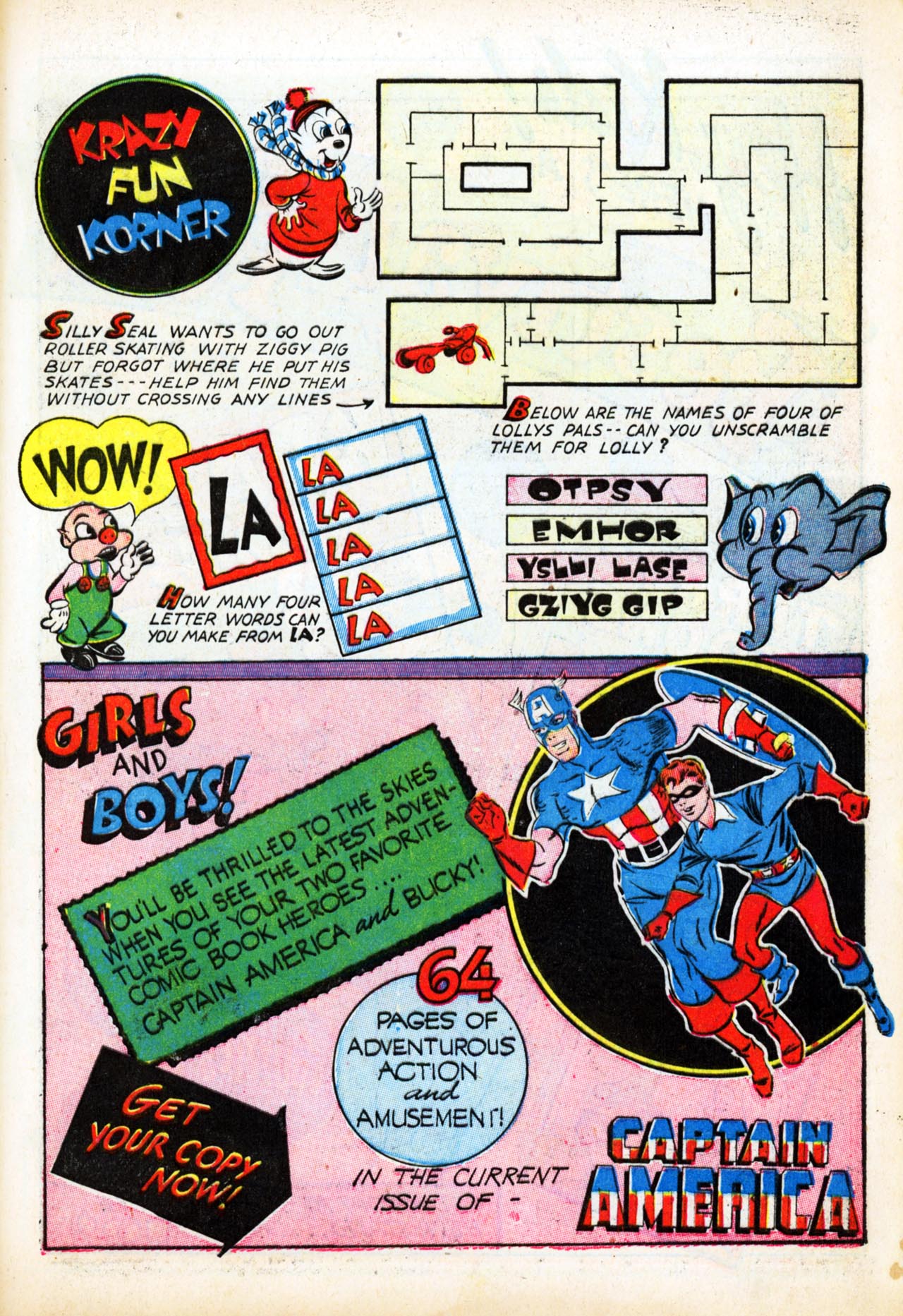 Read online Krazy Komics comic -  Issue #7 - 57