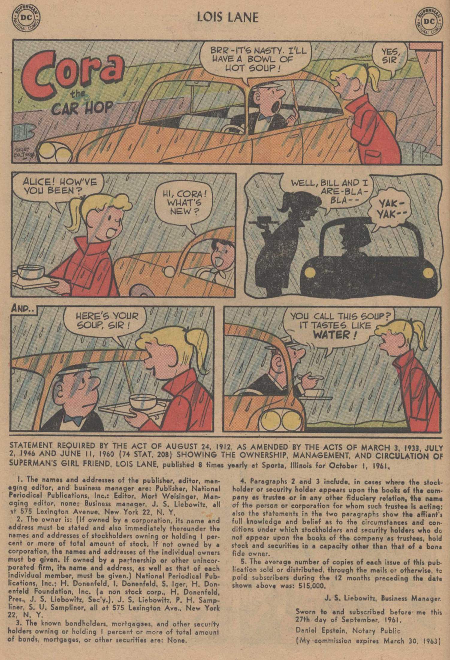 Read online Superman's Girl Friend, Lois Lane comic -  Issue #31 - 32
