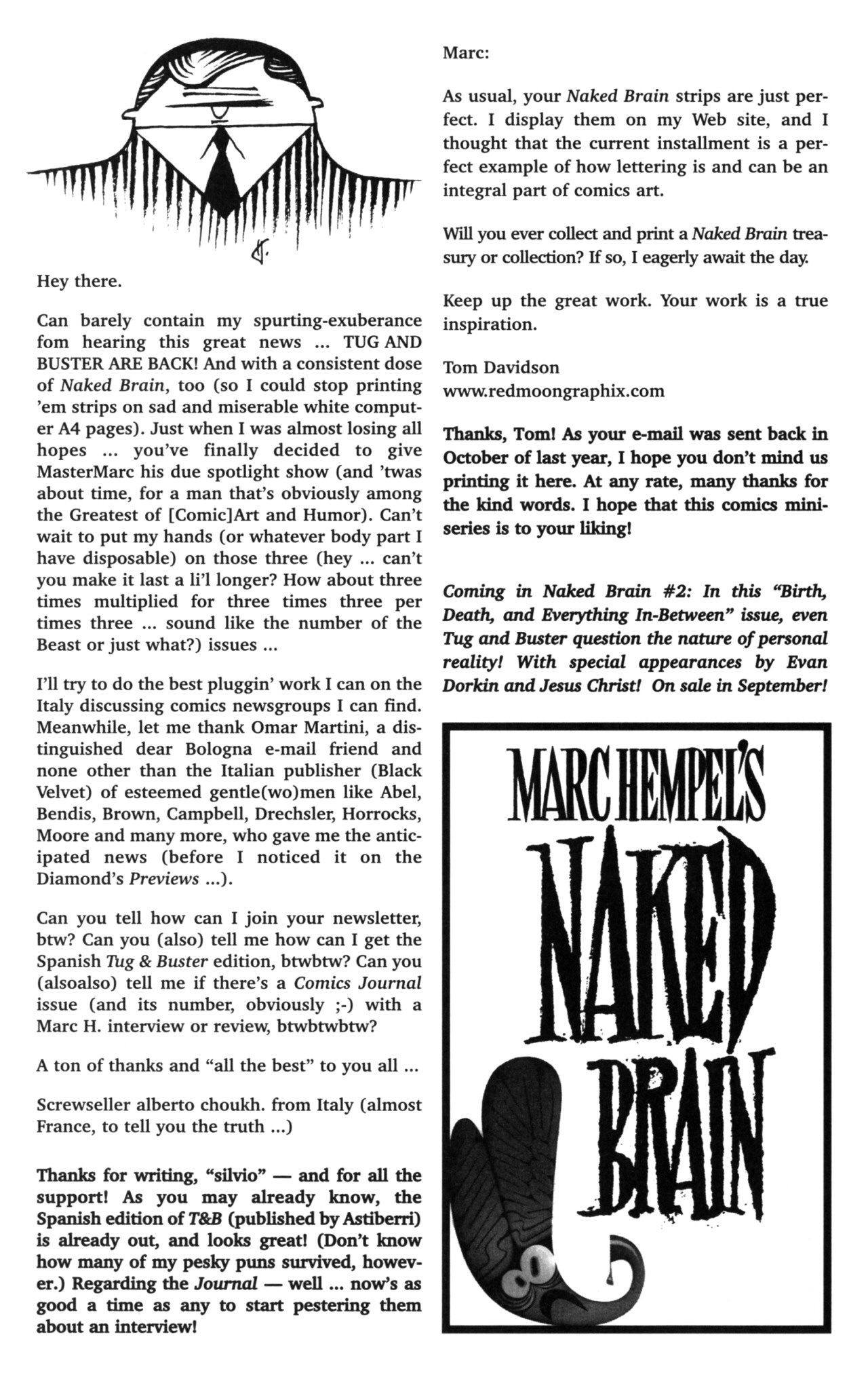 Read online Marc Hempel's Naked Brain comic -  Issue #1 - 29