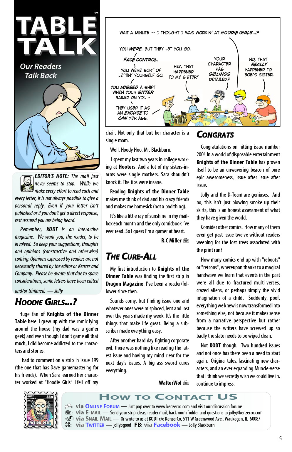 Read online Knights of the Dinner Table comic -  Issue #201 - 7