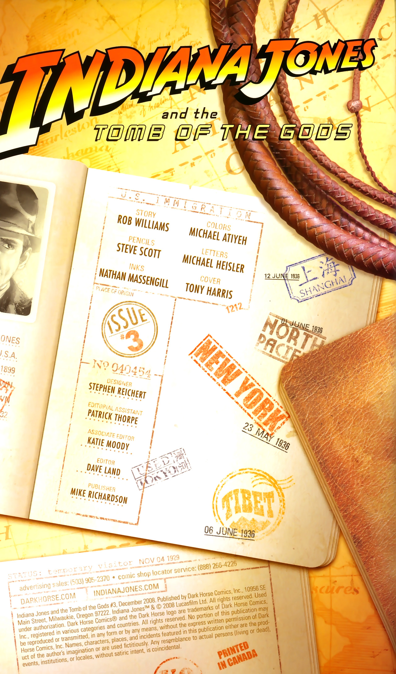 Read online Indiana Jones and the Tomb of the Gods comic -  Issue #3 - 2