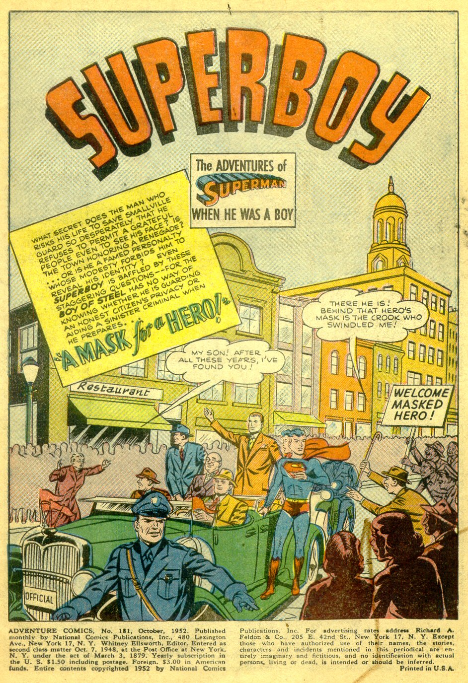 Adventure Comics (1938) issue 181 - Page 2
