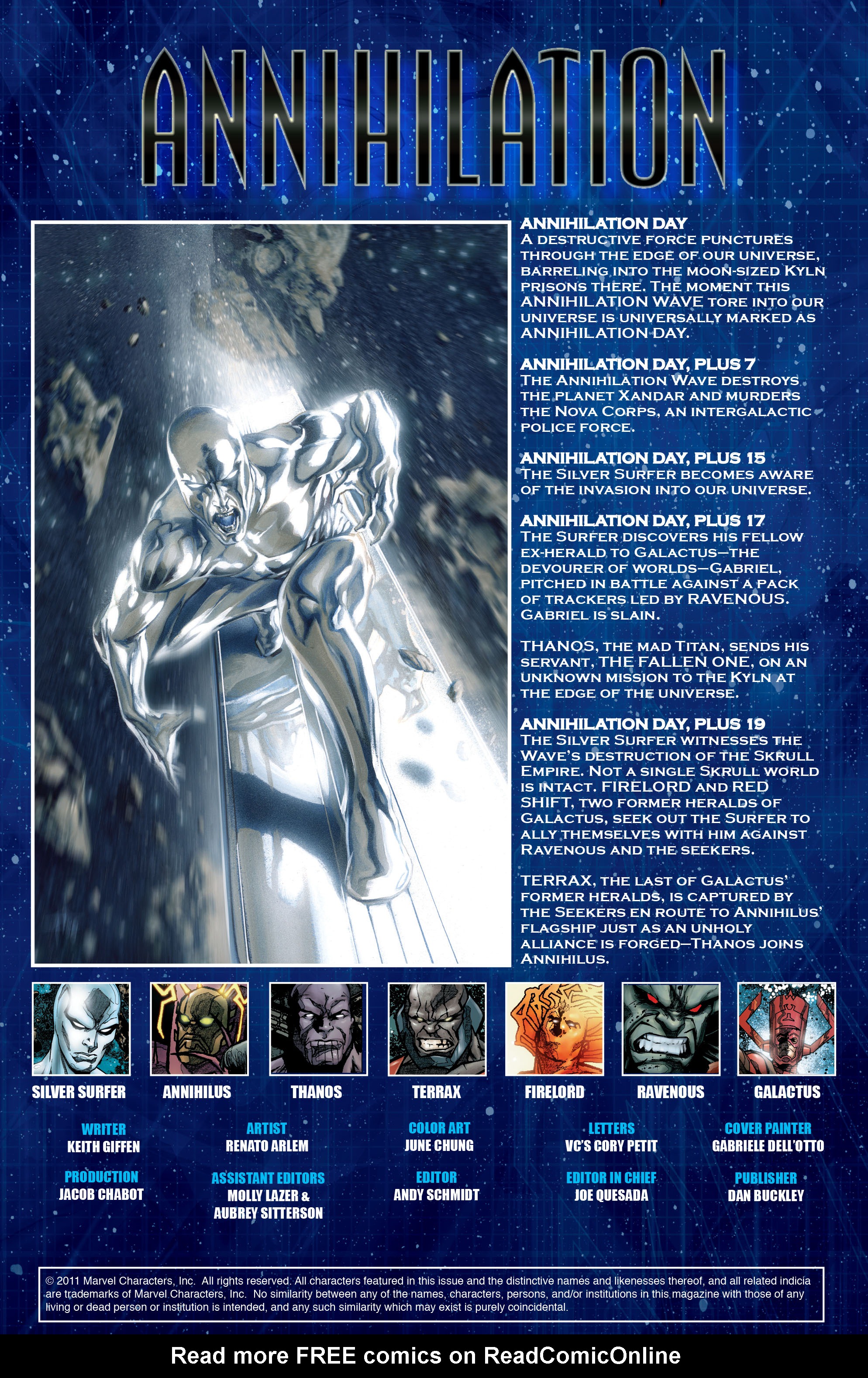 Read online Annihilation: Silver Surfer comic -  Issue #3 - 2
