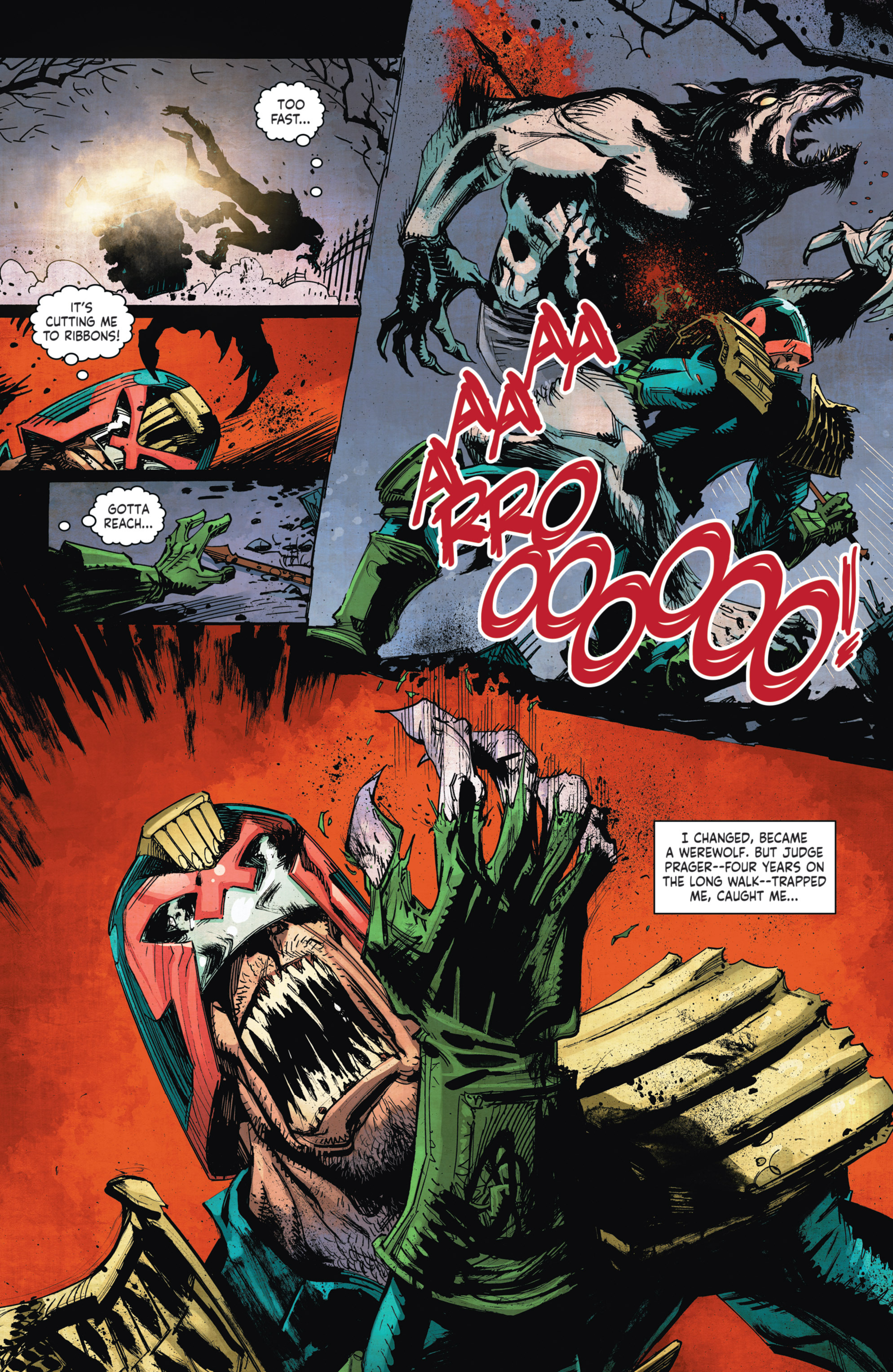 Read online Judge Dredd: Cry of the Werewolf comic -  Issue # Full - 57