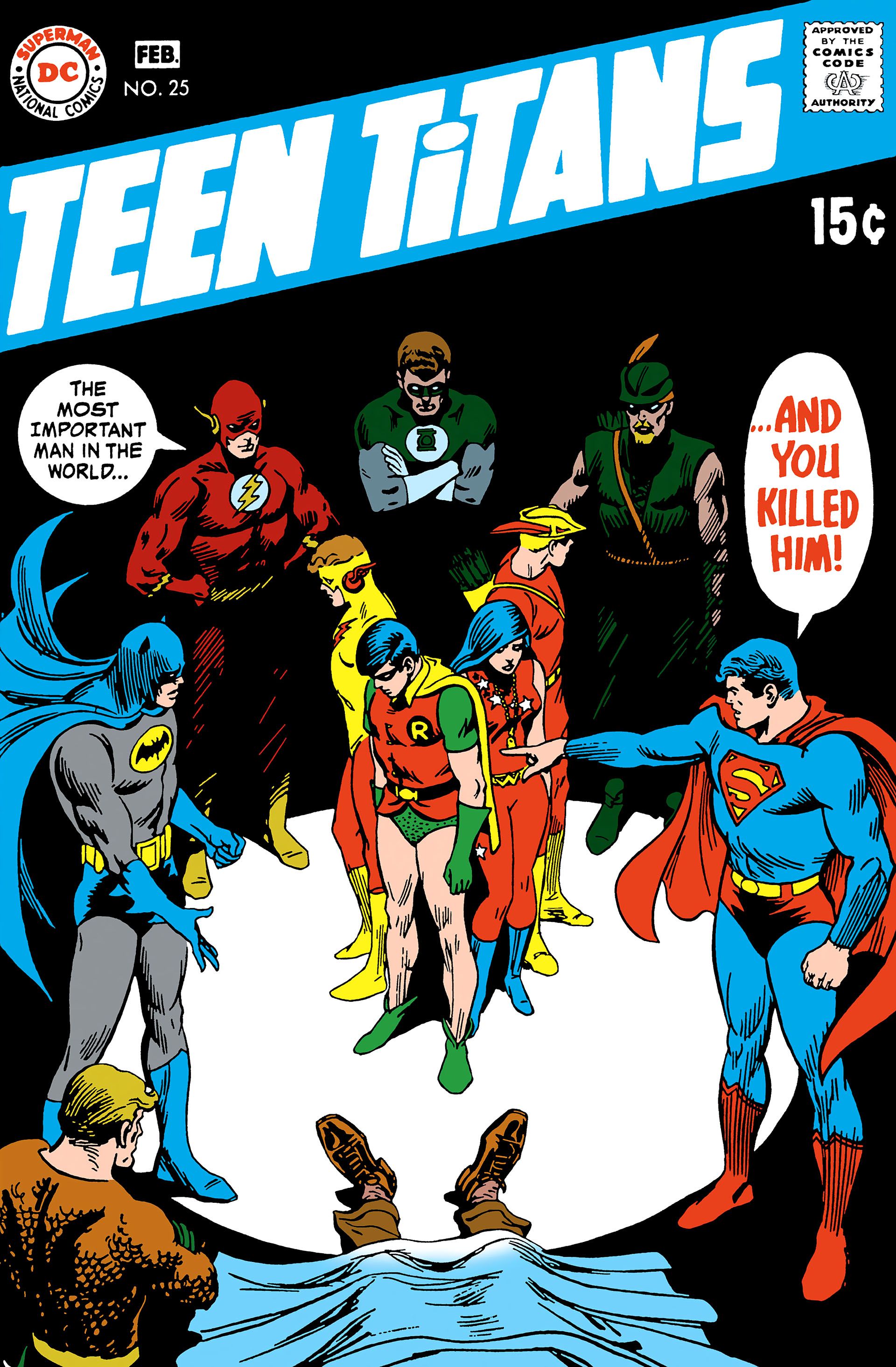 Read online Teen Titans (1966) comic -  Issue #25 - 1