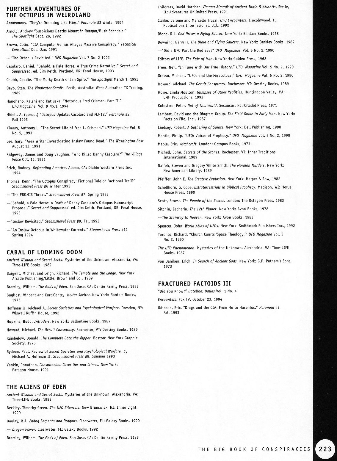 Read online The Big Book of... comic -  Issue # TPB Conspiracies - 222