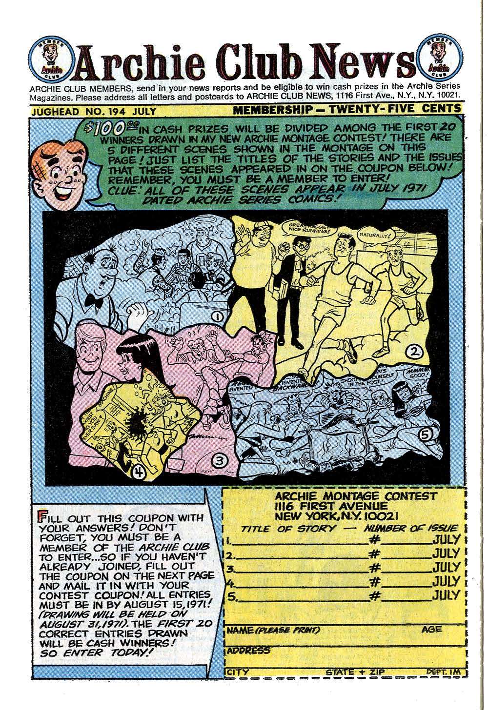 Read online Jughead (1965) comic -  Issue #194 - 26