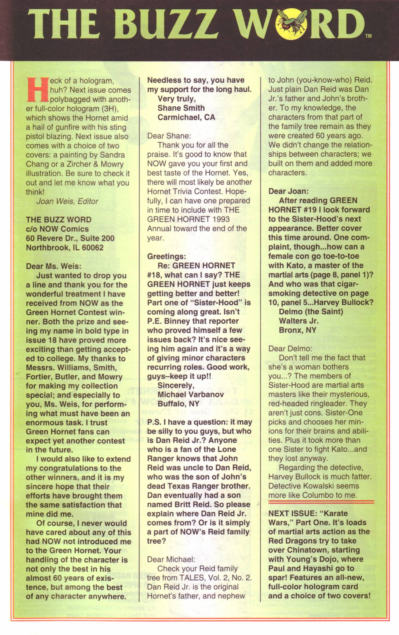 Read online The Green Hornet (1991) comic -  Issue #22 - 22