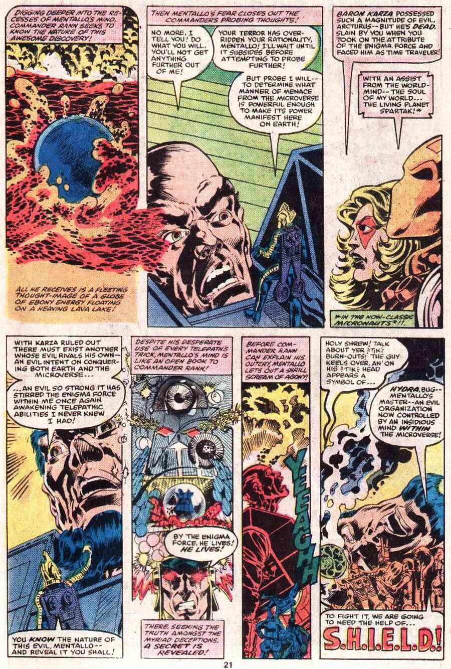 Read online Micronauts (1979) comic -  Issue #25 - 17