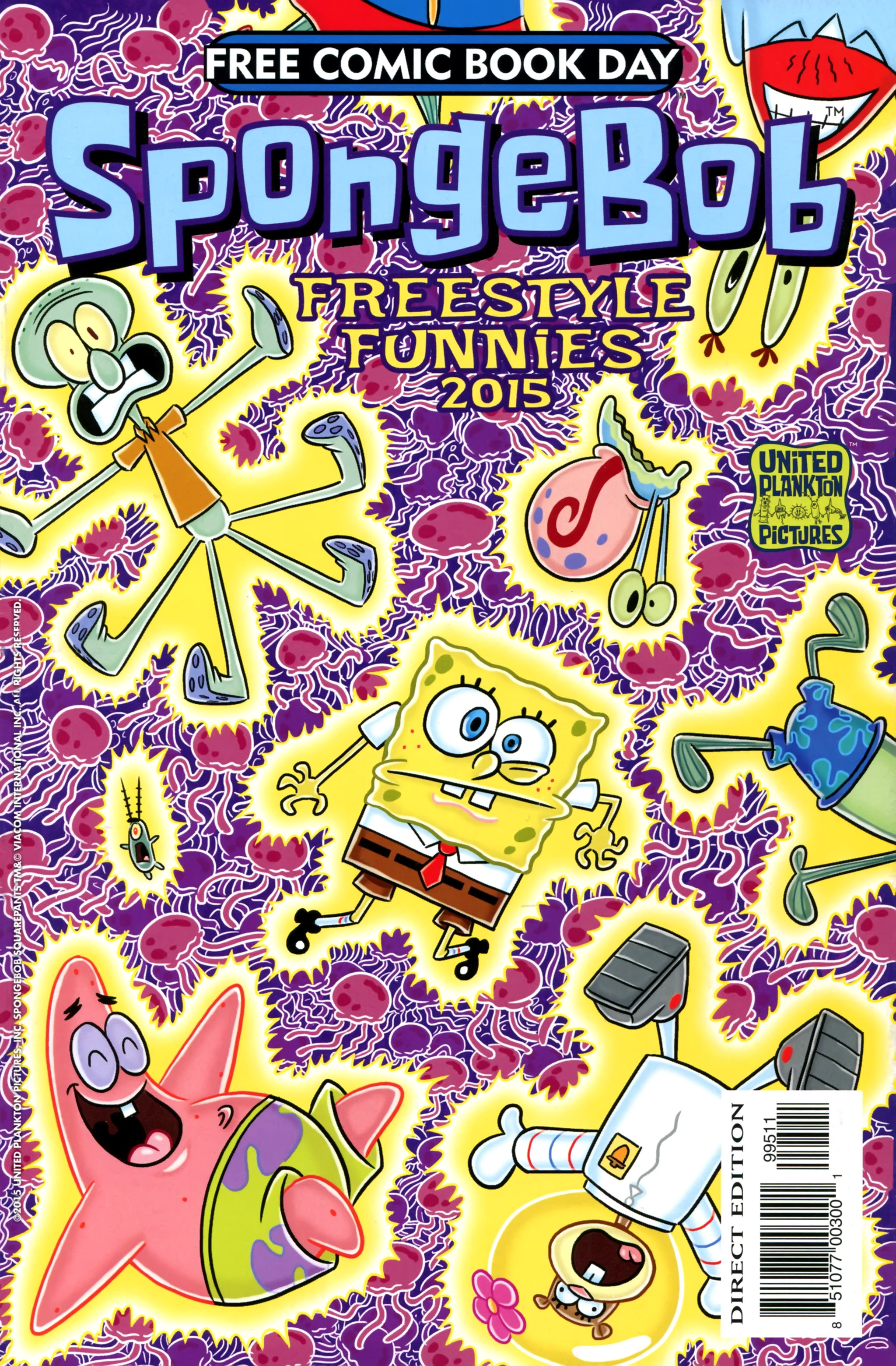 Read online Spongebob Freestyle Funnies comic -  Issue # FCBD 2015 - 1
