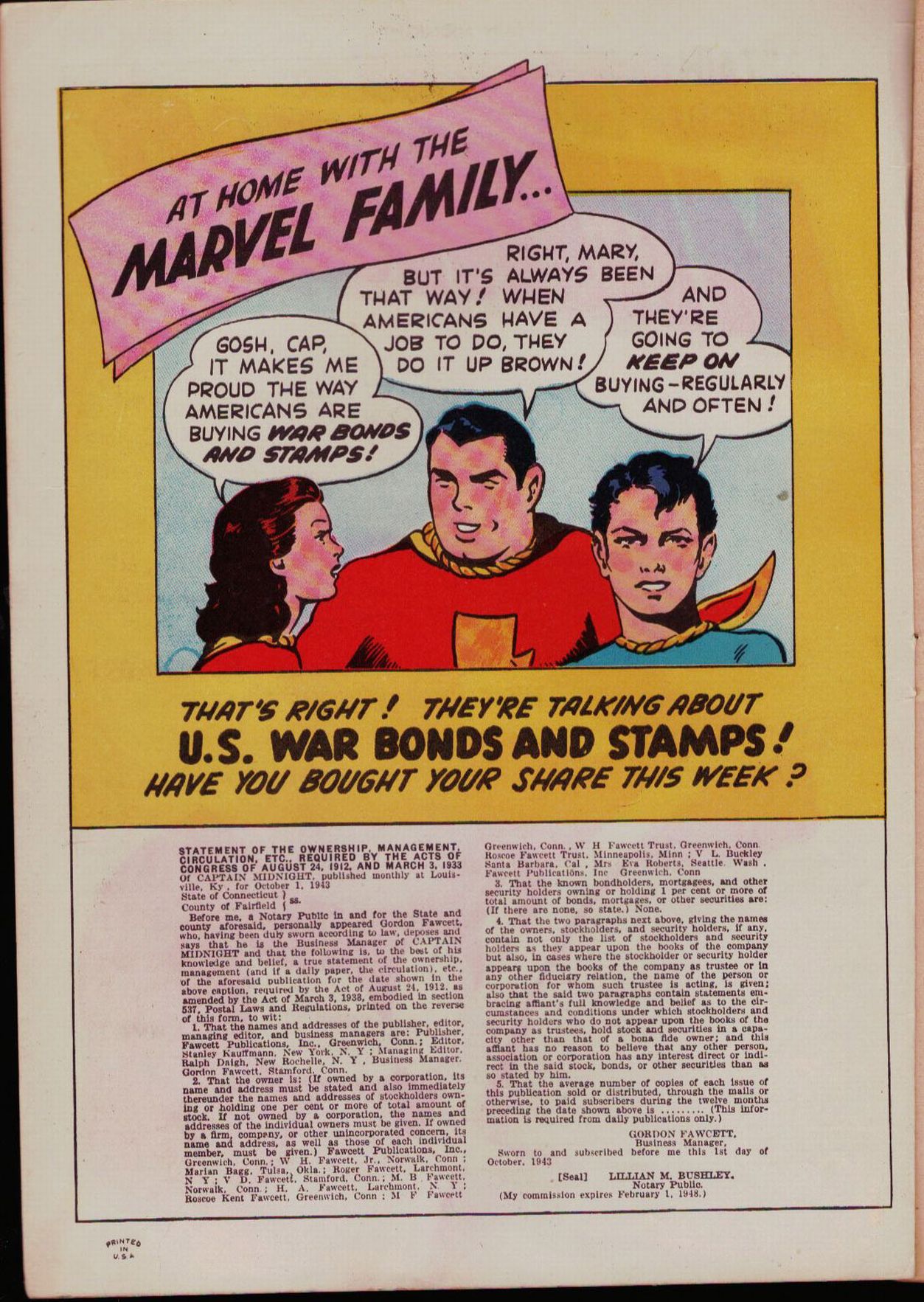 Read online Captain Midnight (1942) comic -  Issue #16 - 2