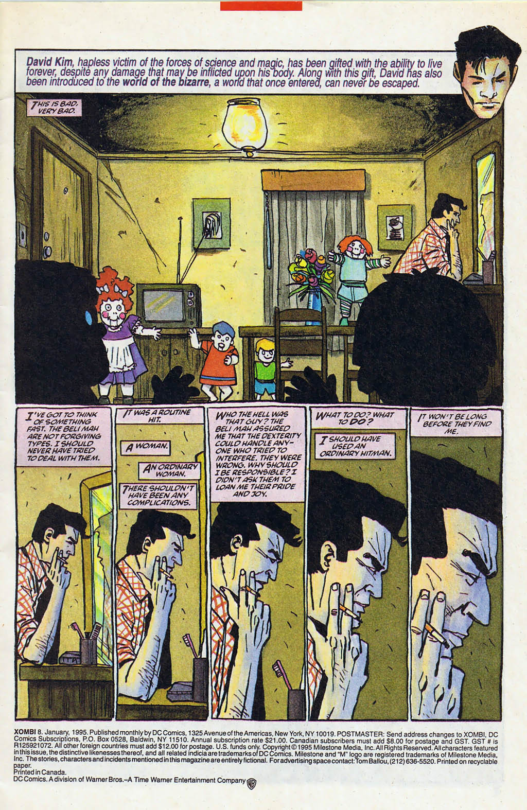 Read online Xombi (1994) comic -  Issue #8 - 2