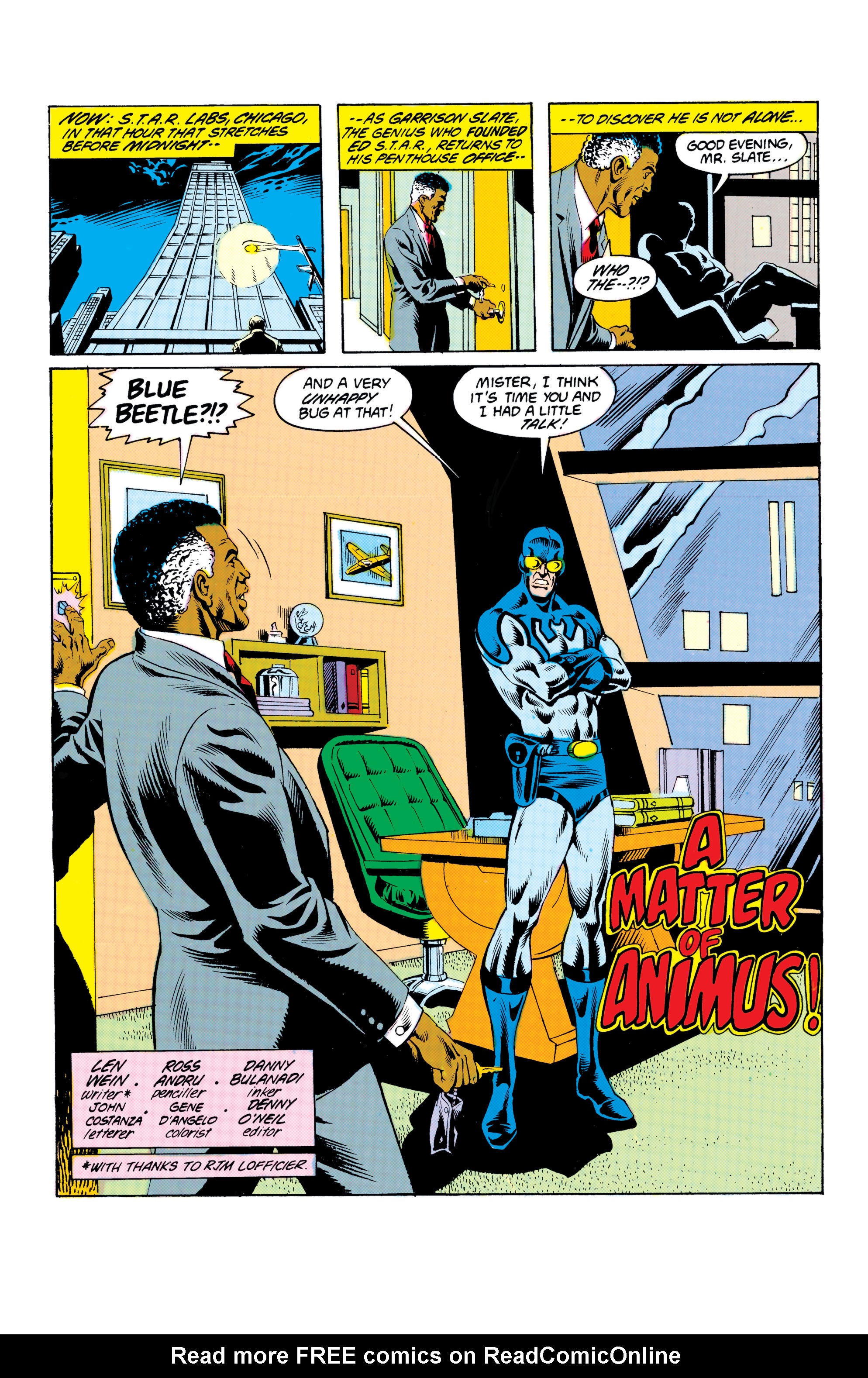 Read online Blue Beetle (1986) comic -  Issue #19 - 2