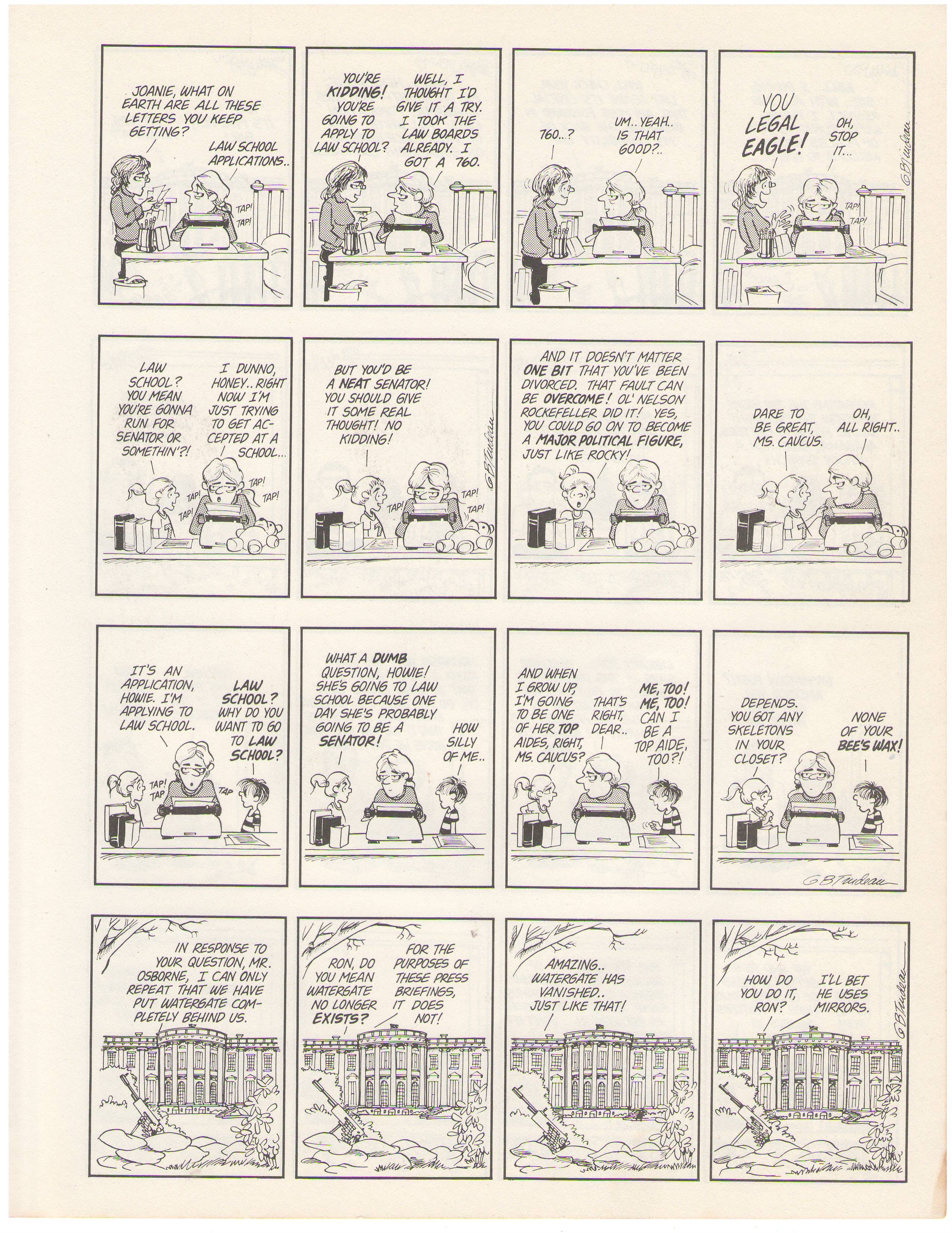 Read online The Doonesbury Chronicles comic -  Issue # TPB (Part 2) - 68