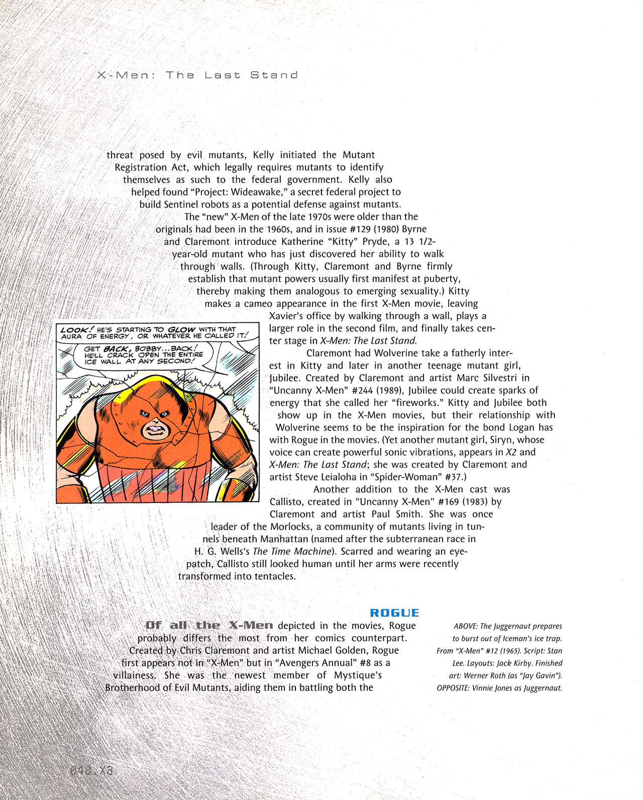 Read online The Art of X-Men: The Last Stand comic -  Issue # TPB - 47