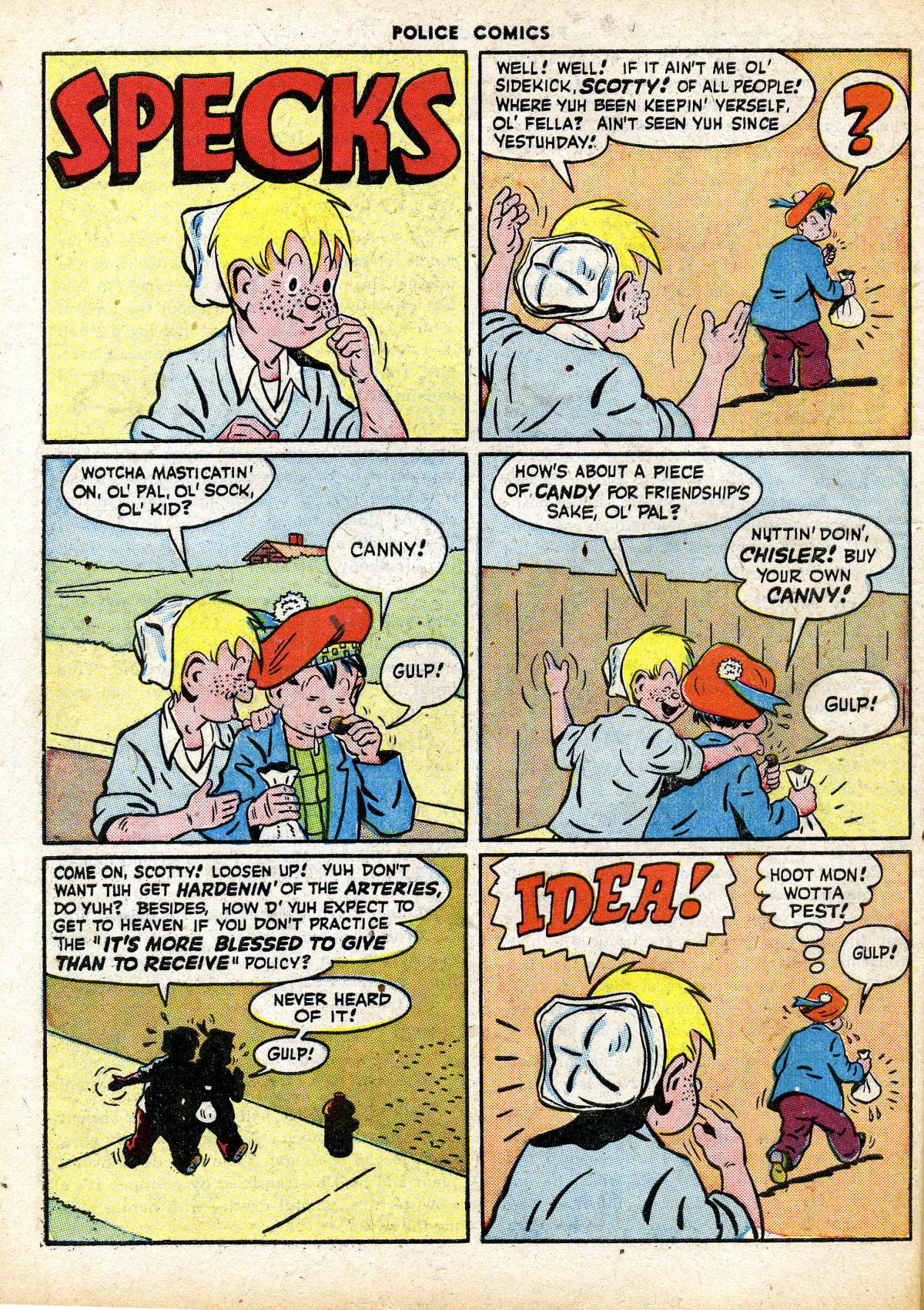 Read online Police Comics comic -  Issue #63 - 46