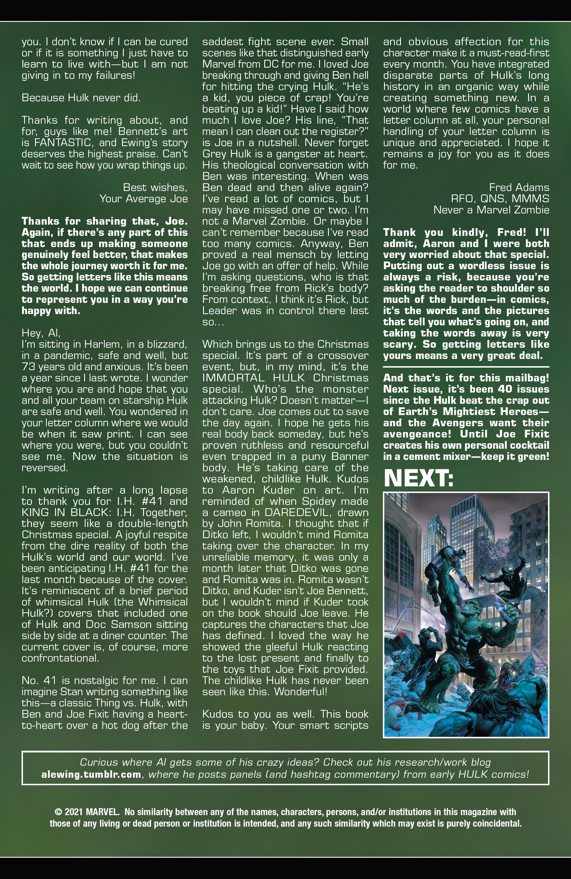 Read online Immortal Hulk comic -  Issue #46 - 21