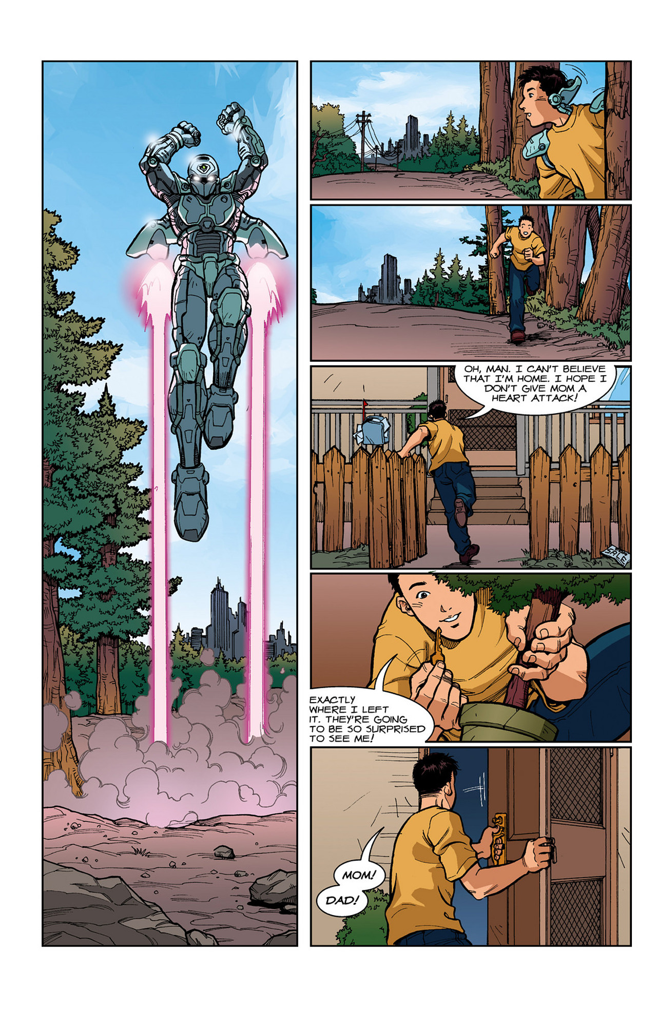 Read online Tech Jacket (2002) comic -  Issue # TPB 1 - 100