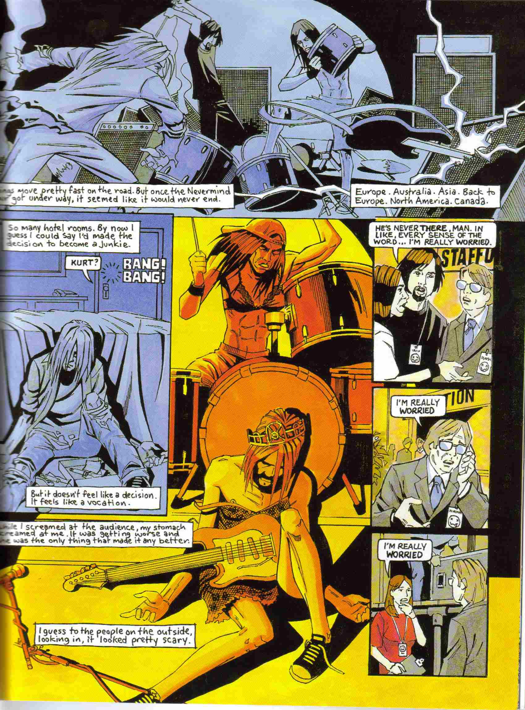 Read online GodSpeed: The Kurt Cobain Graphic comic -  Issue # TPB - 58