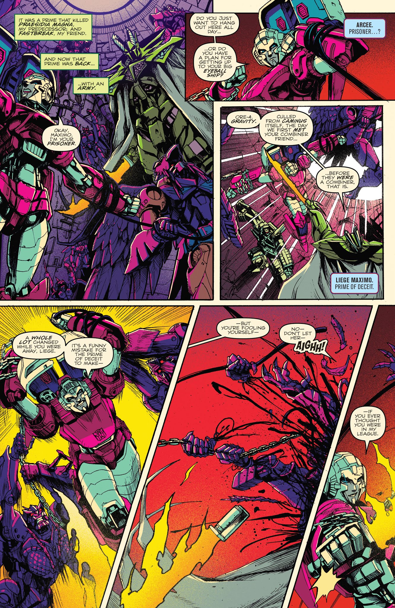 Read online Optimus Prime comic -  Issue #21 - 10
