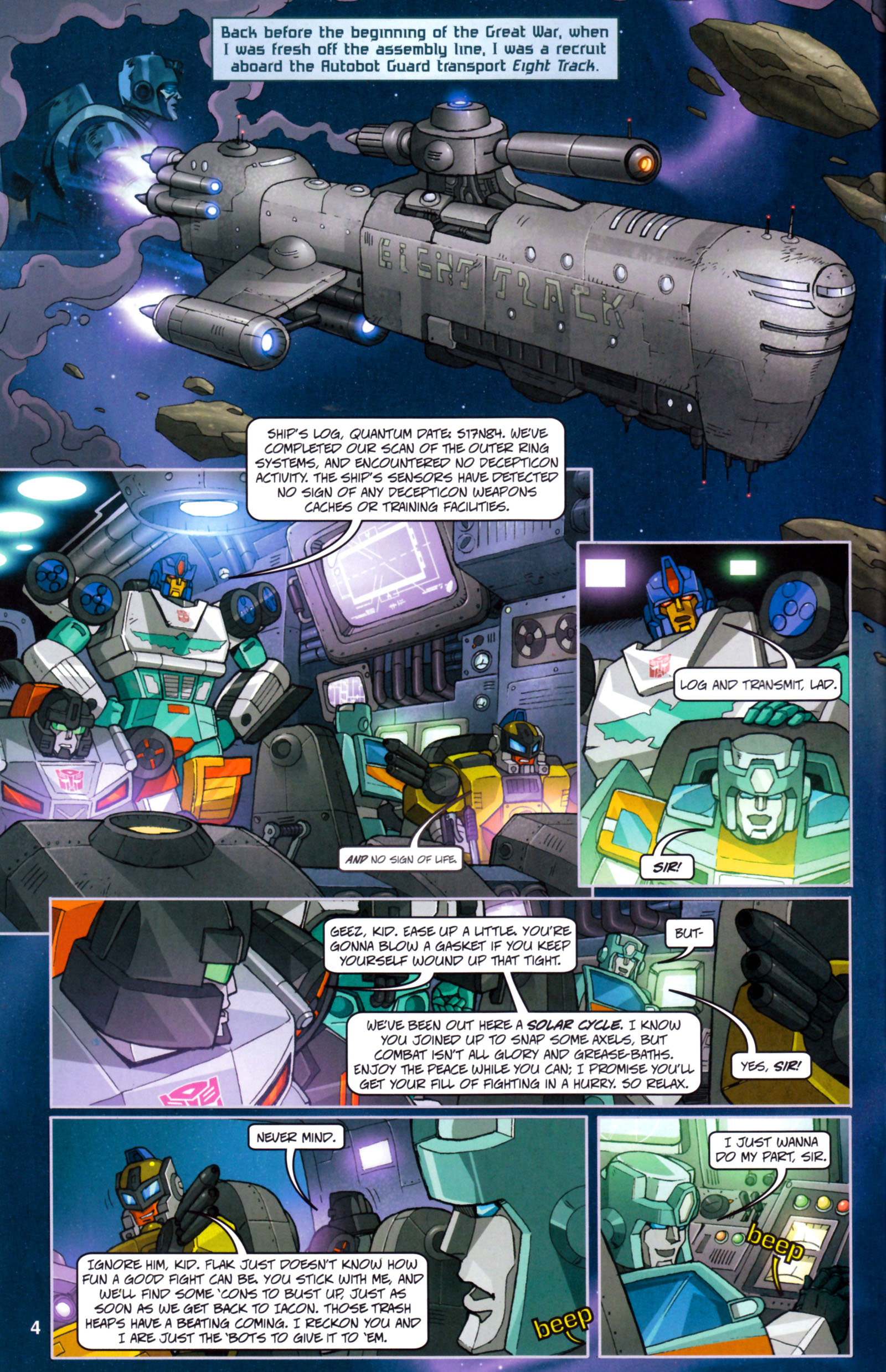 Read online Transformers: Timelines comic -  Issue #4 - 6