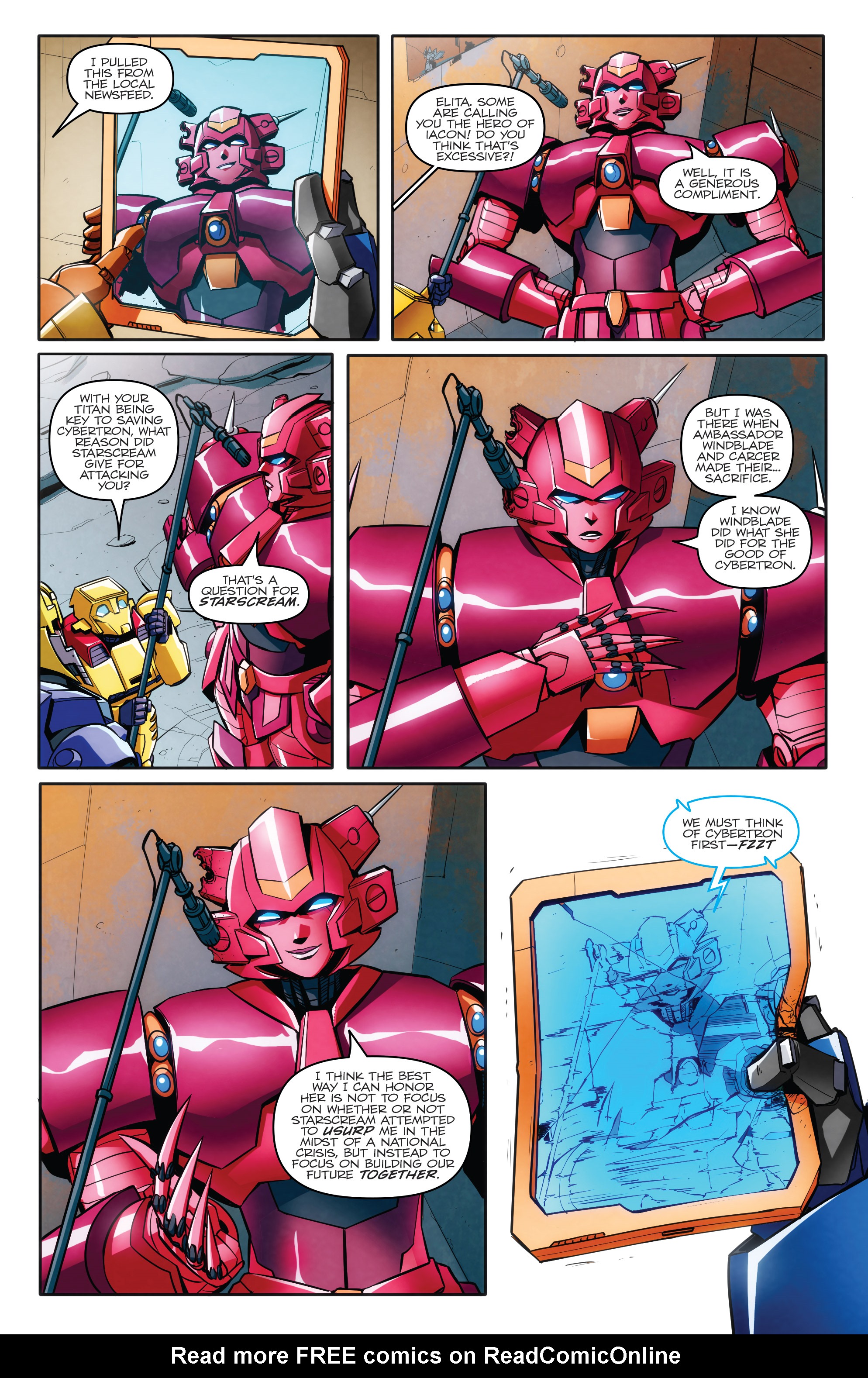 Read online Transformers: Till All Are One comic -  Issue #9 - 10