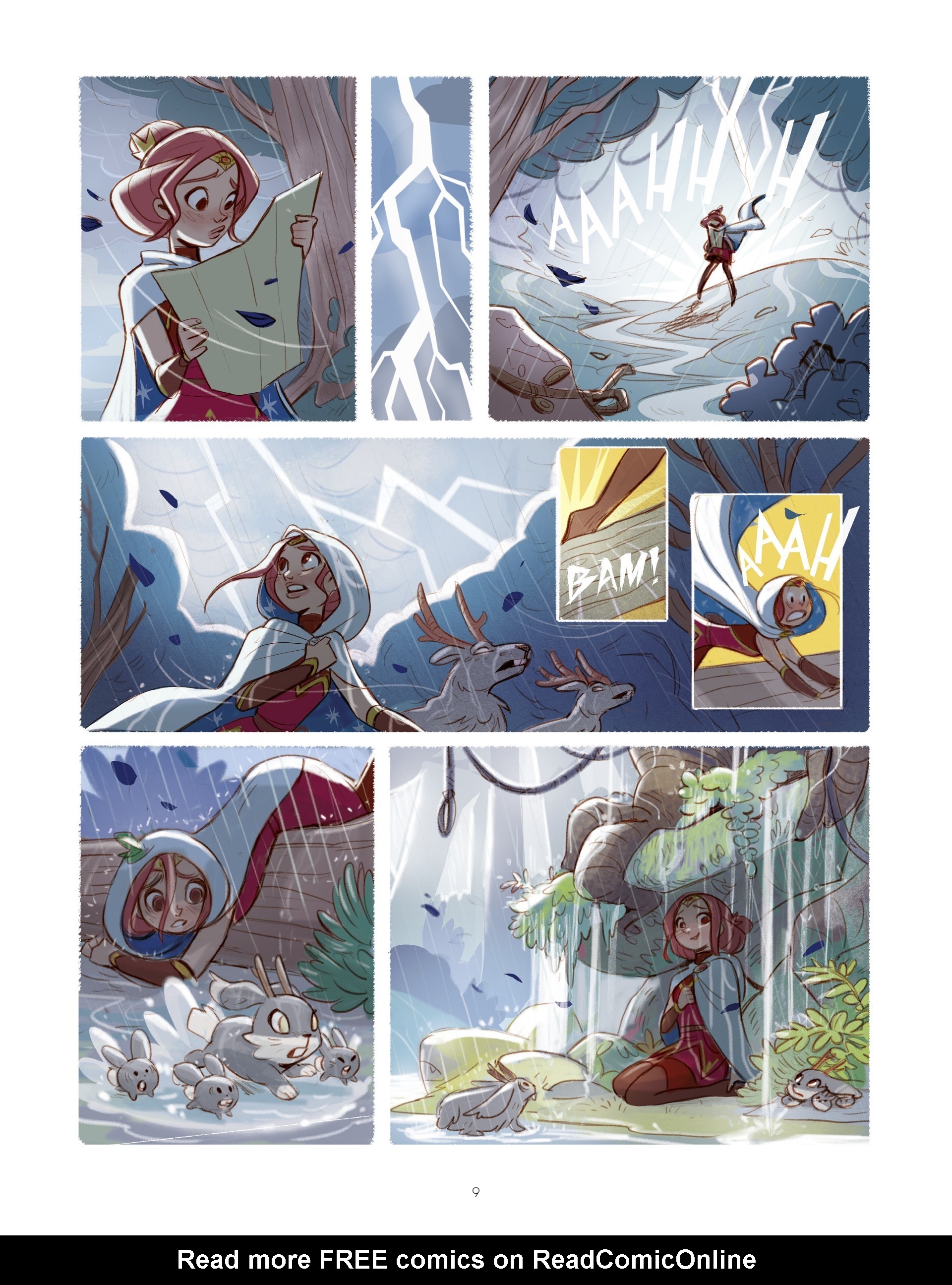 Read online The Unicorn Legacy: Call of the Goddess comic -  Issue # TPB - 9