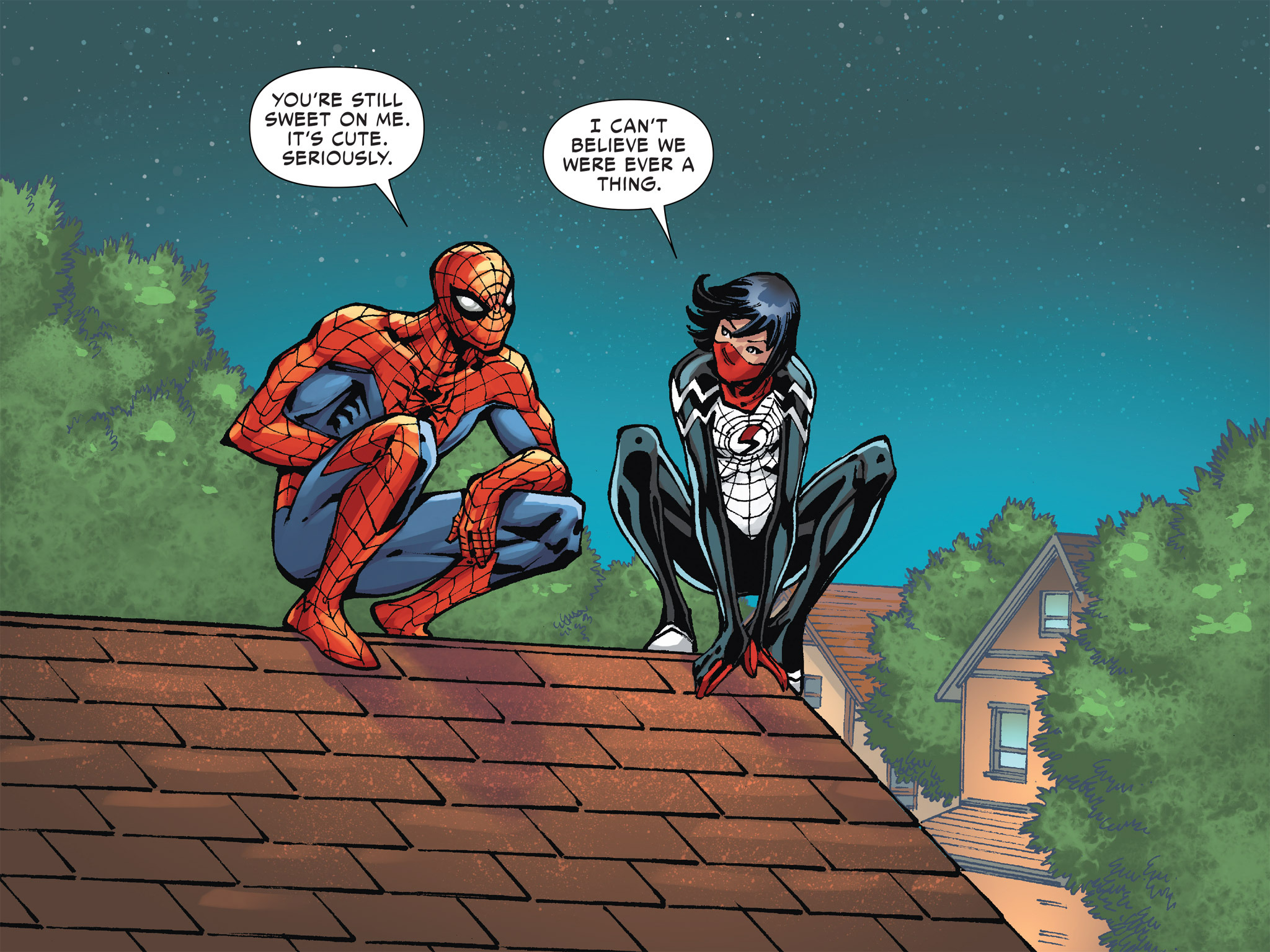 Read online The Amazing Spider-Man & Silk: The Spider(fly) Effect (Infinite Comics) comic -  Issue #8 - 42