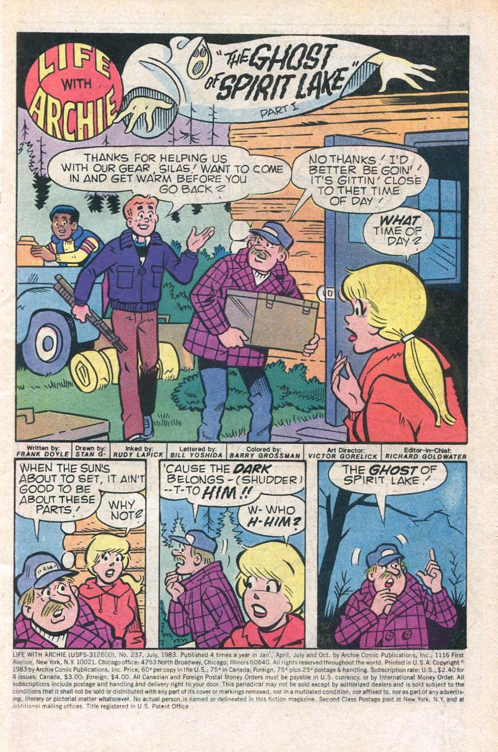 Read online Life With Archie (1958) comic -  Issue #237 - 3