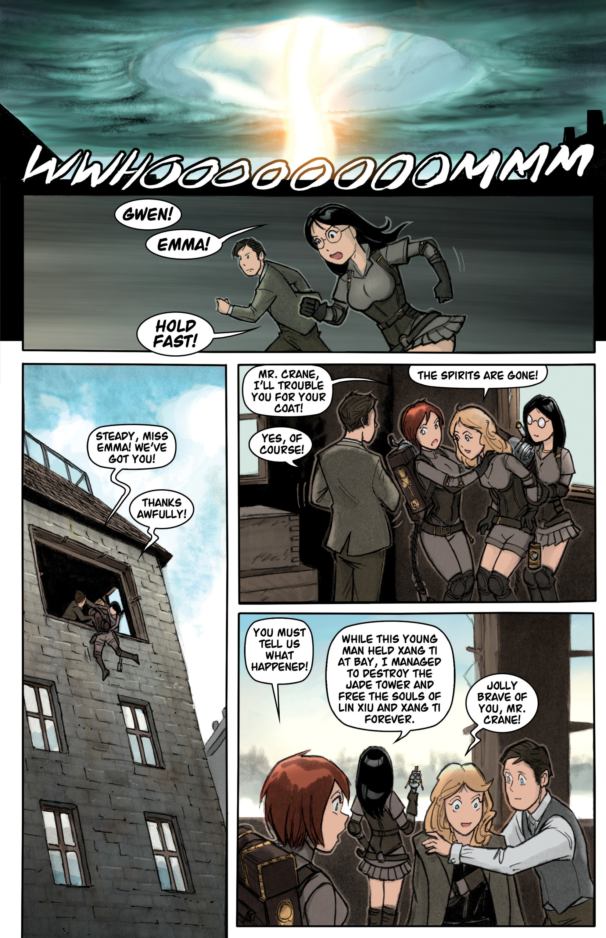 Read Online Steambusters Comic Issue 2