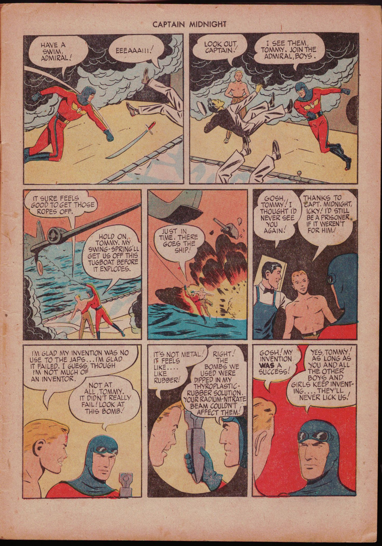 Read online Captain Midnight (1942) comic -  Issue #28 - 11