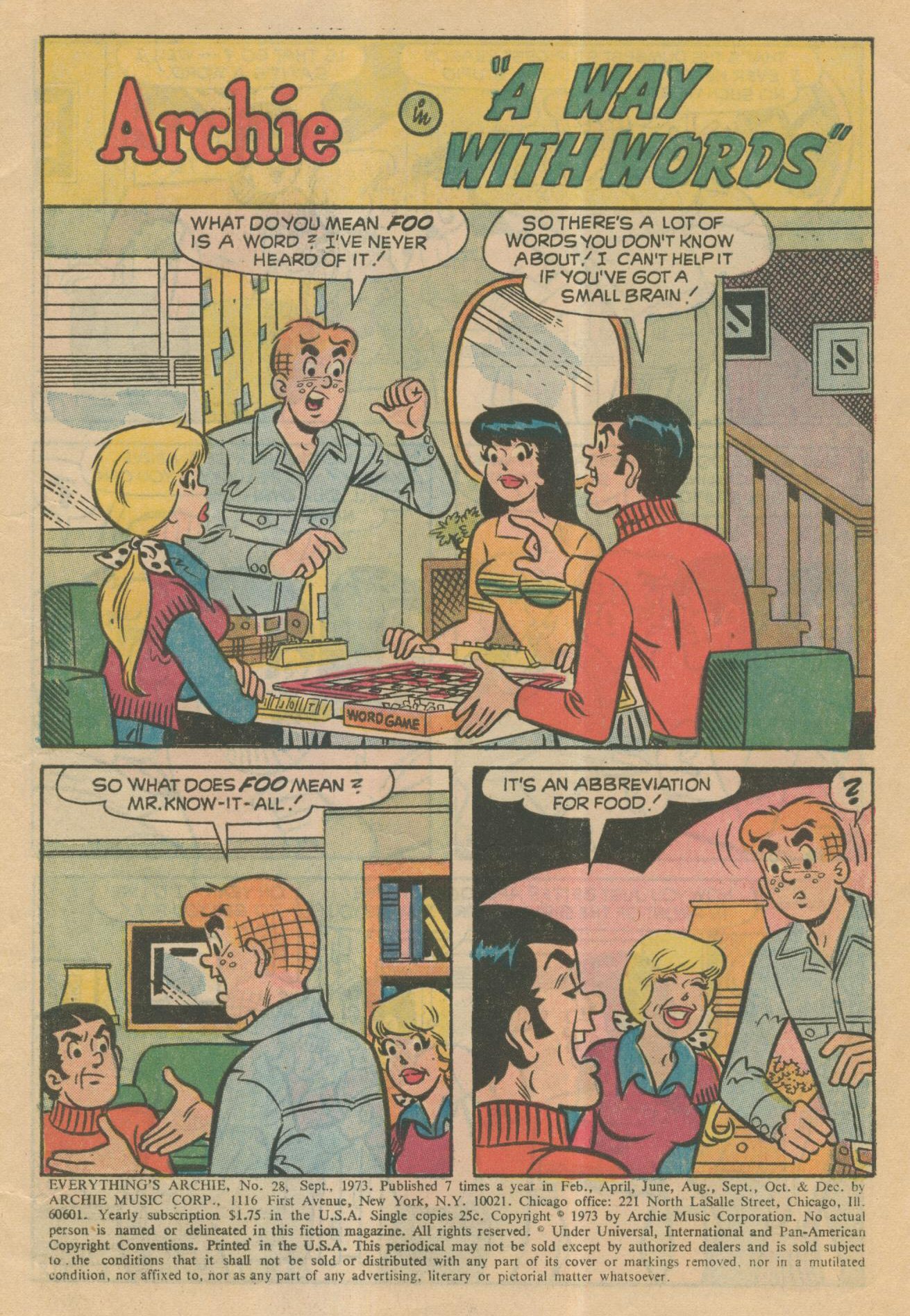 Read online Everything's Archie comic -  Issue #28 - 3