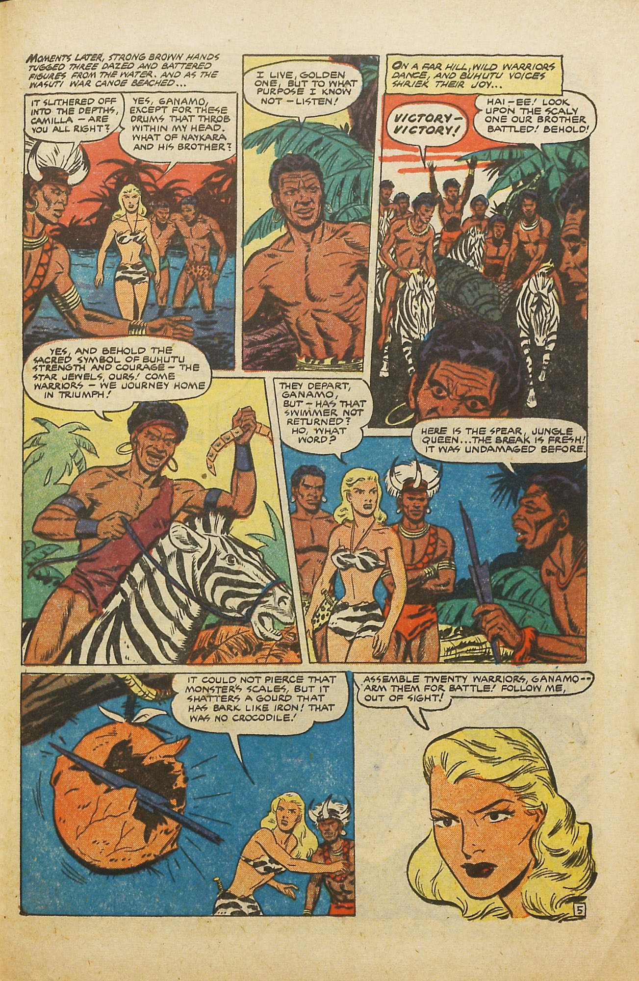 Read online Jungle Comics comic -  Issue #143 - 31