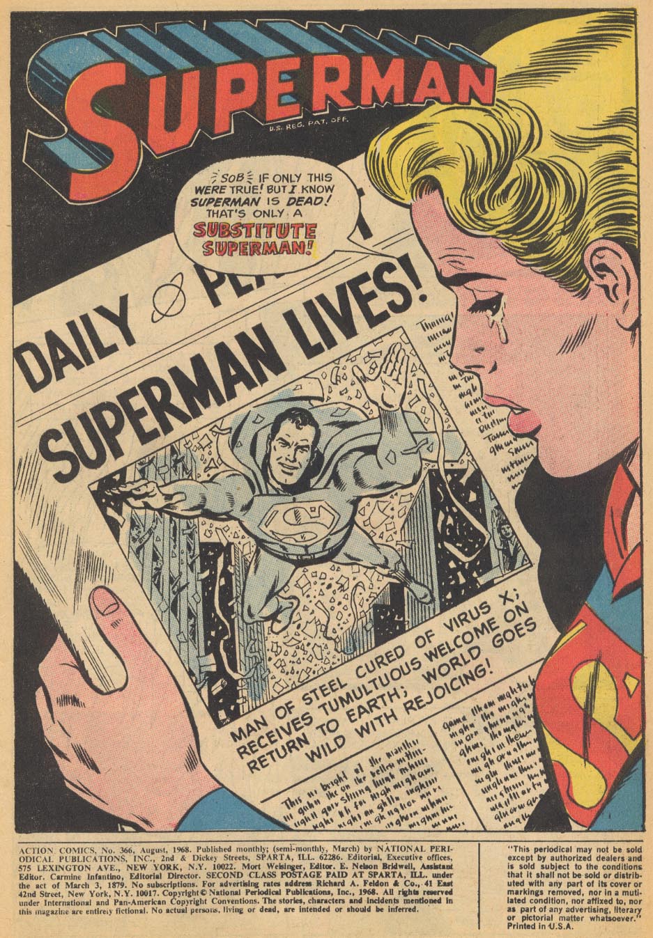 Read online Action Comics (1938) comic -  Issue #366 - 3