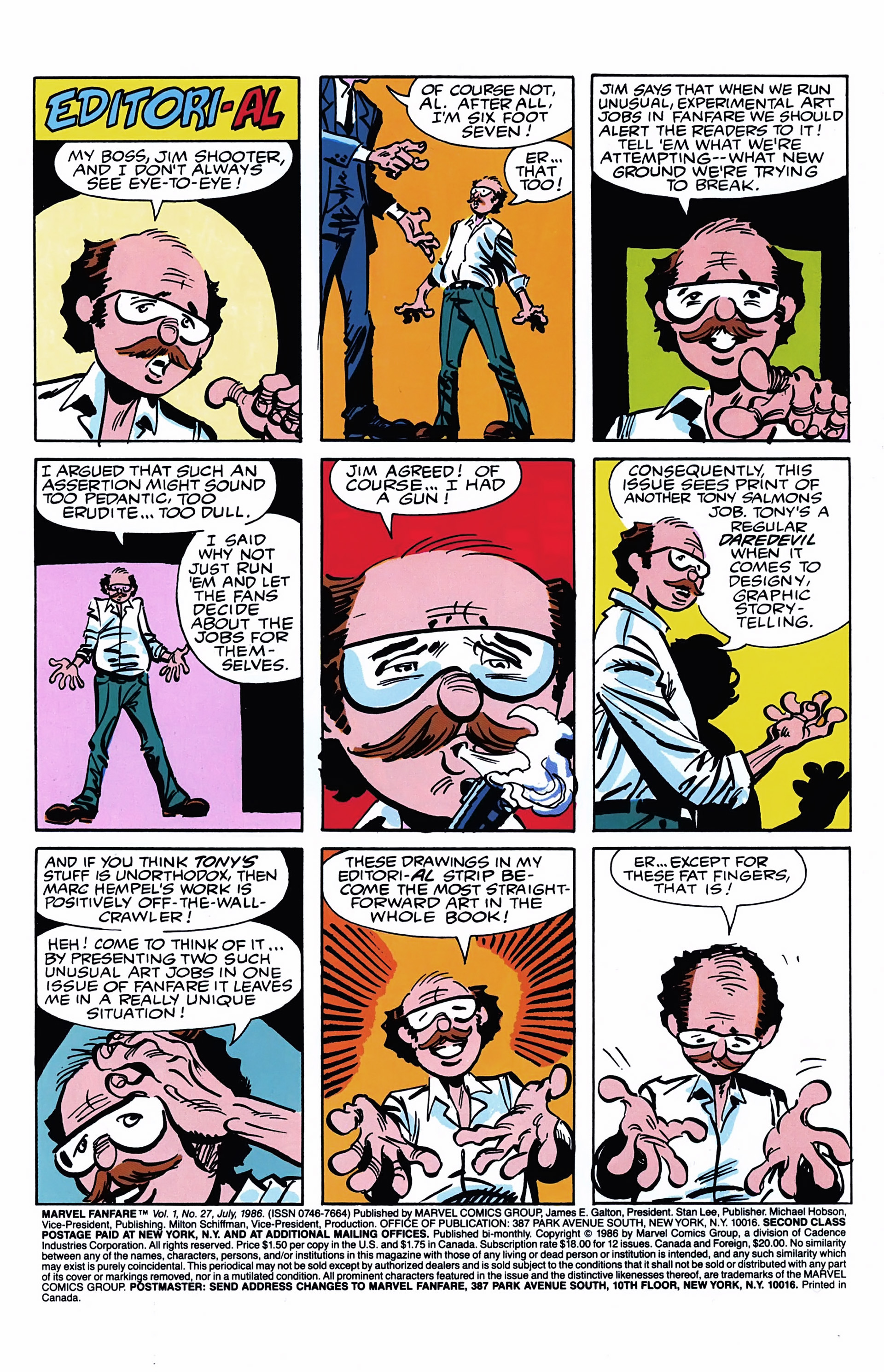 Read online Marvel Fanfare (1982) comic -  Issue #27 - 2