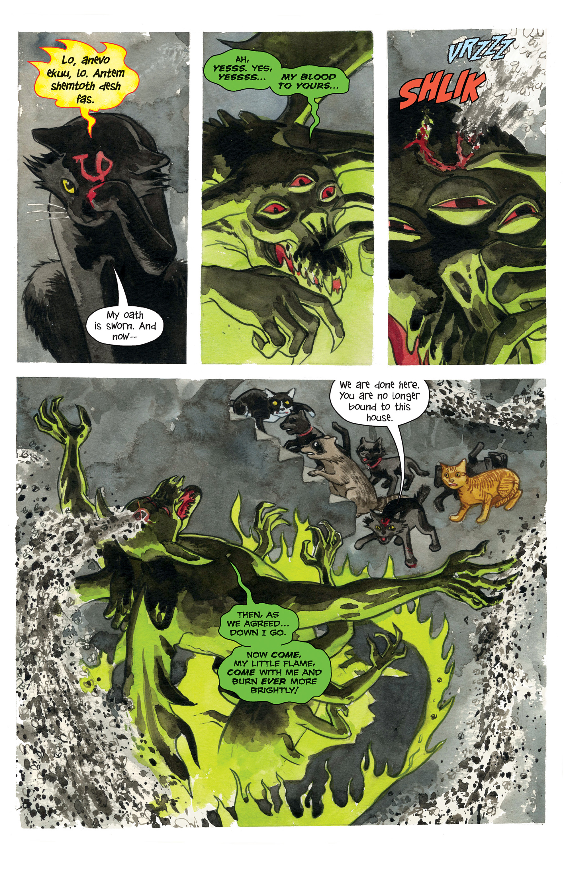 Read online Beasts of Burden: What The Cat Dragged In comic -  Issue # Full - 19